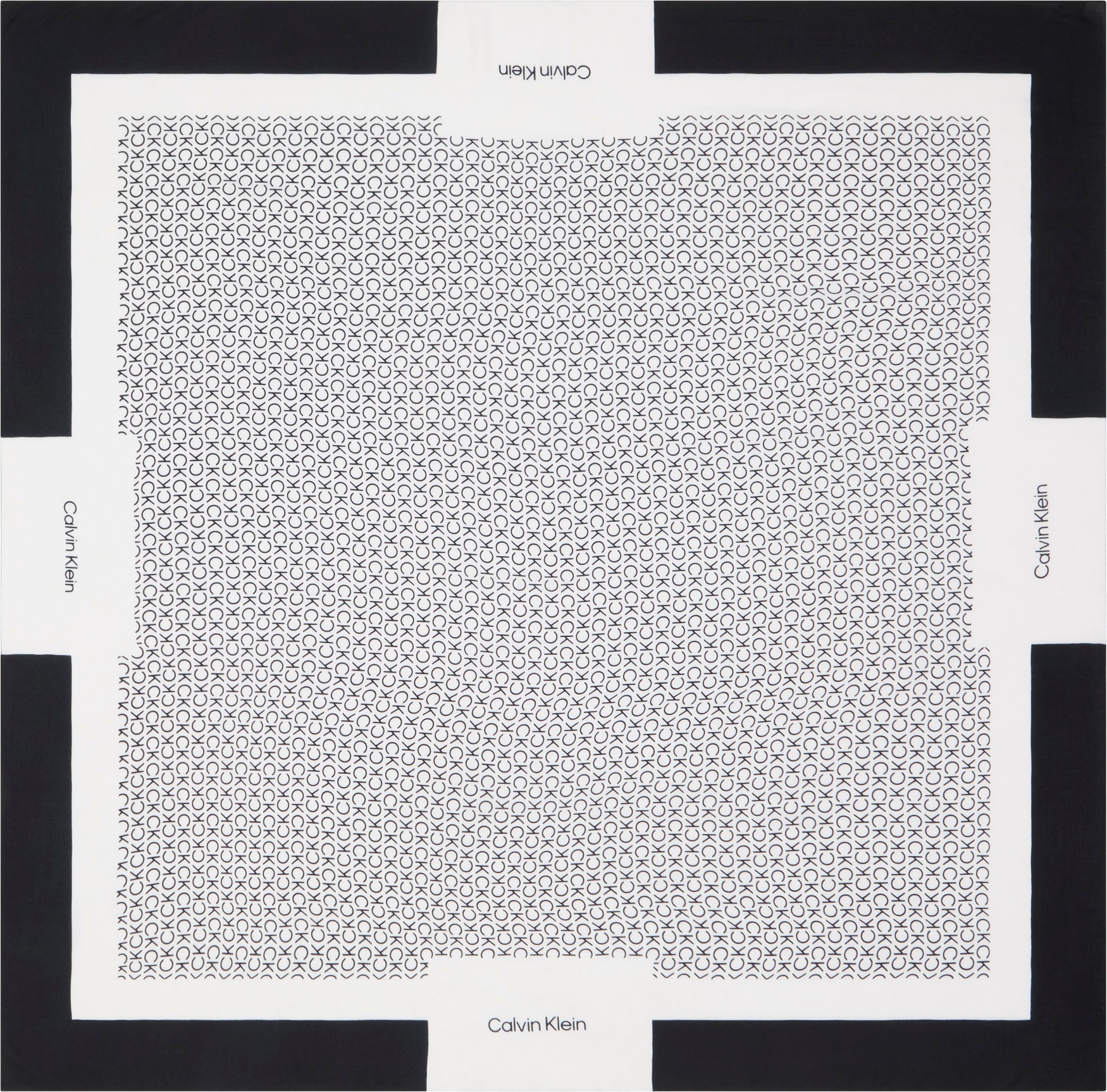Calvin Klein Schal »GEO MINIMAL SCARF 130X130«, mit Logo-Print