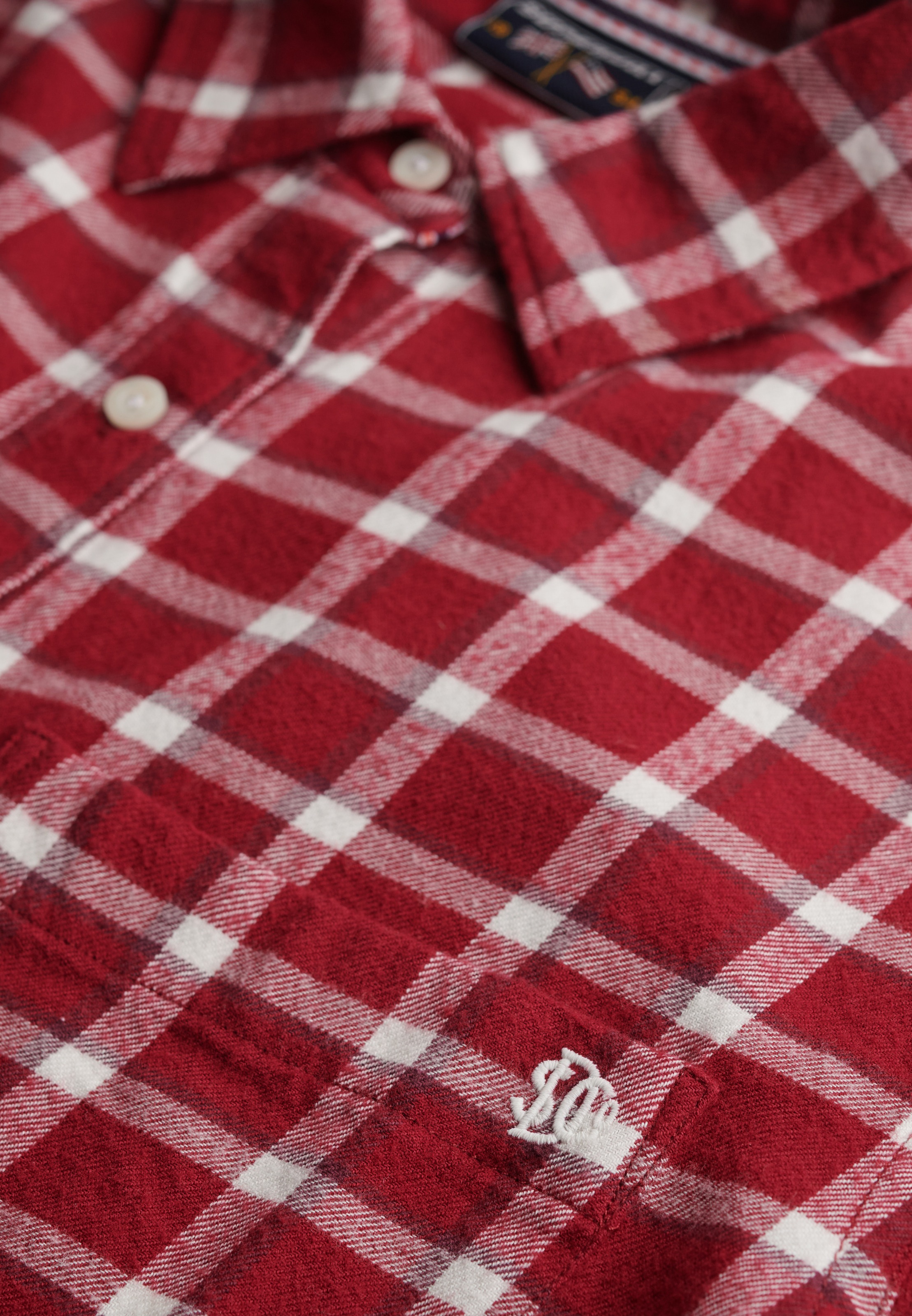 Superdry Karobluse »CHECK FLANNEL BOYFRIEND SHIRT«