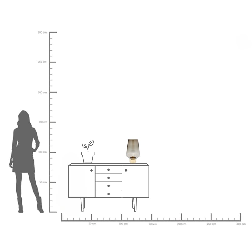 Kare Design Tischvase »Vase Noble Braun«