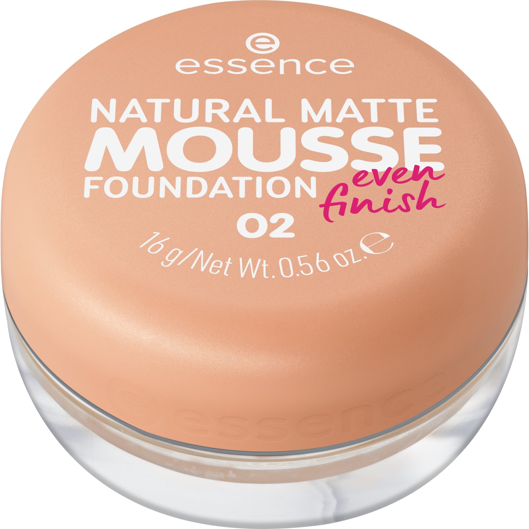 Essence Foundation »NATURAL MATTE MOUSSE FOUNDATION«, (3er Pack), mit Clean-Beauty-Textur