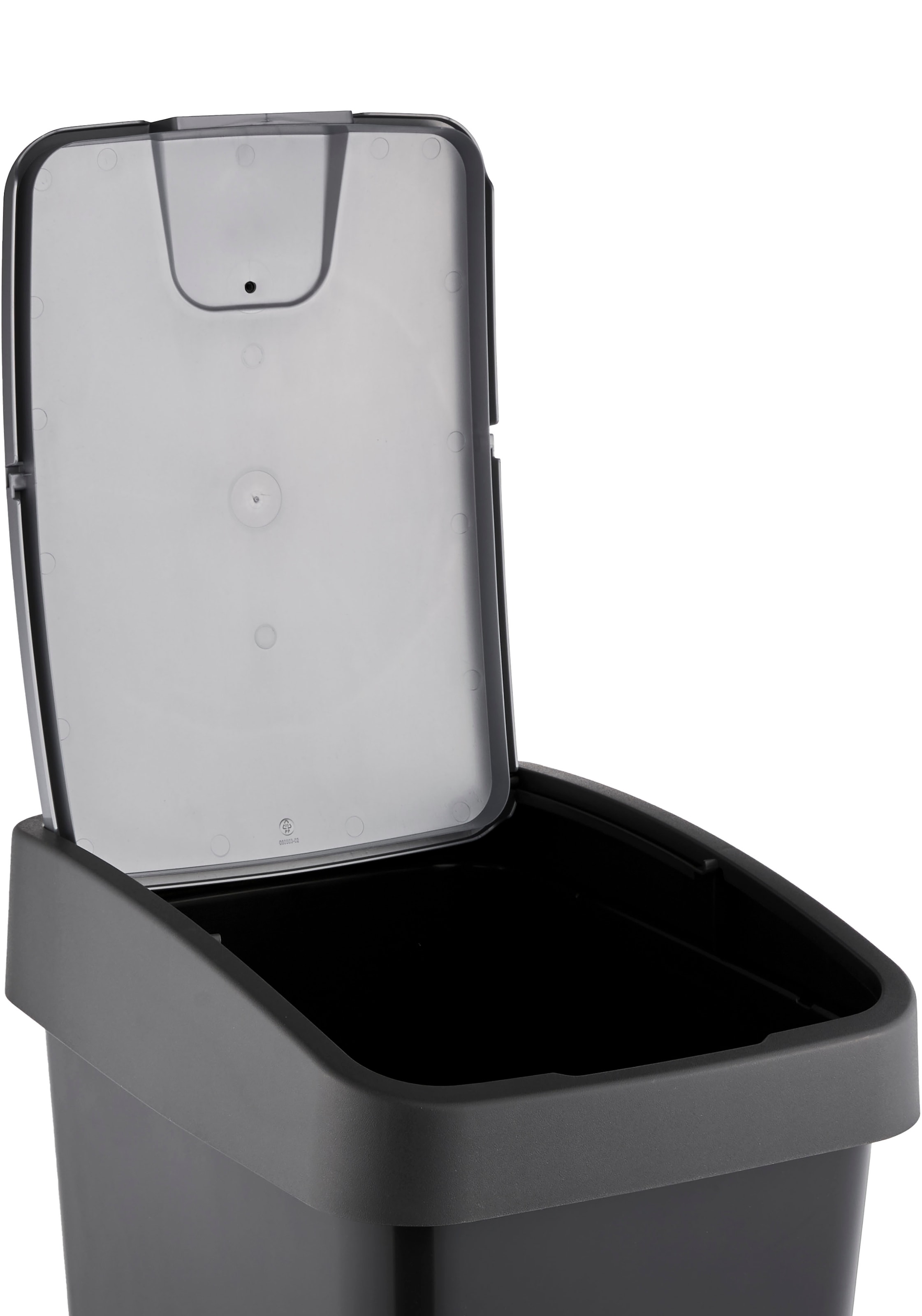 keeeper Mülleimer »magne, Abfallbehälter mit Flip-Deckel, 40 x 30 x 61,5 cm«, 1 Behälter, 45 l, komfortabler Soft-Touch-Point, Made in Europe