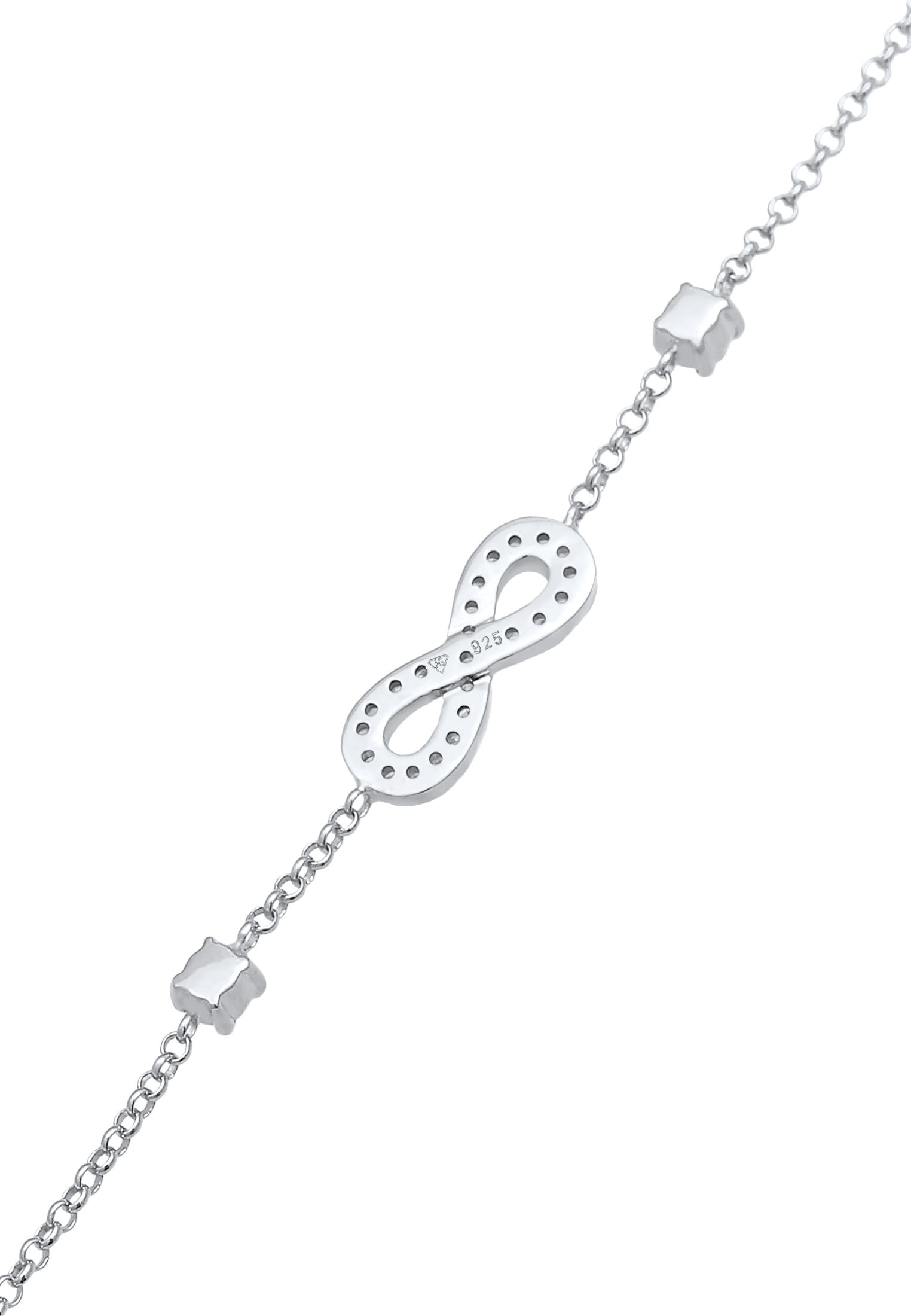 Nenalina Armkette »Armband Infinity Unendlichkeit Zirkonia 925 Silber«
