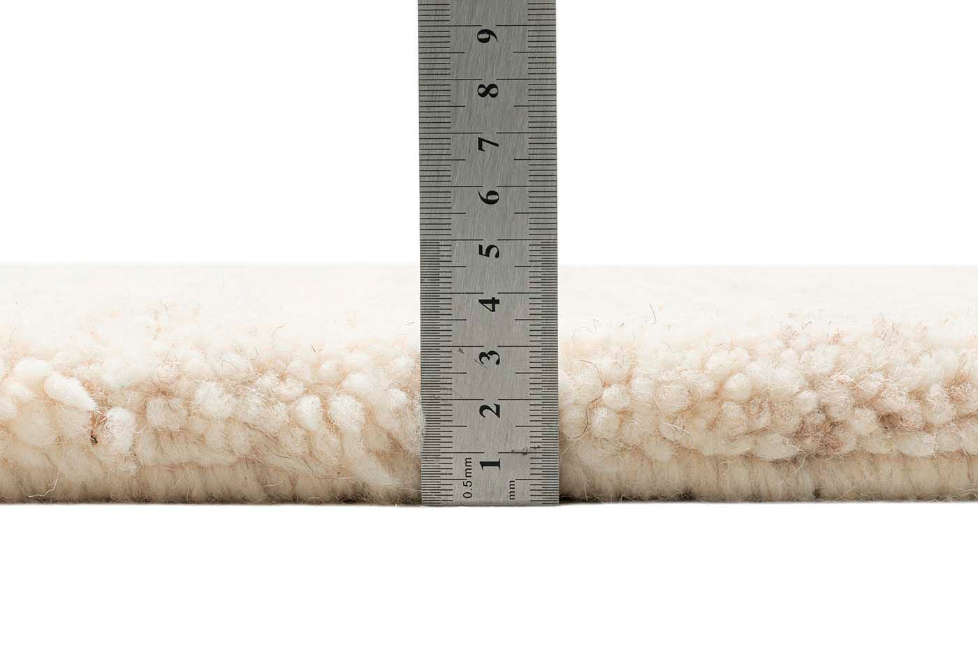 THEKO Wollteppich »Maloronga Uni« rechteckig 24 mm Höhe echter Berber Teppich, reine Wolle, handgeknüpft