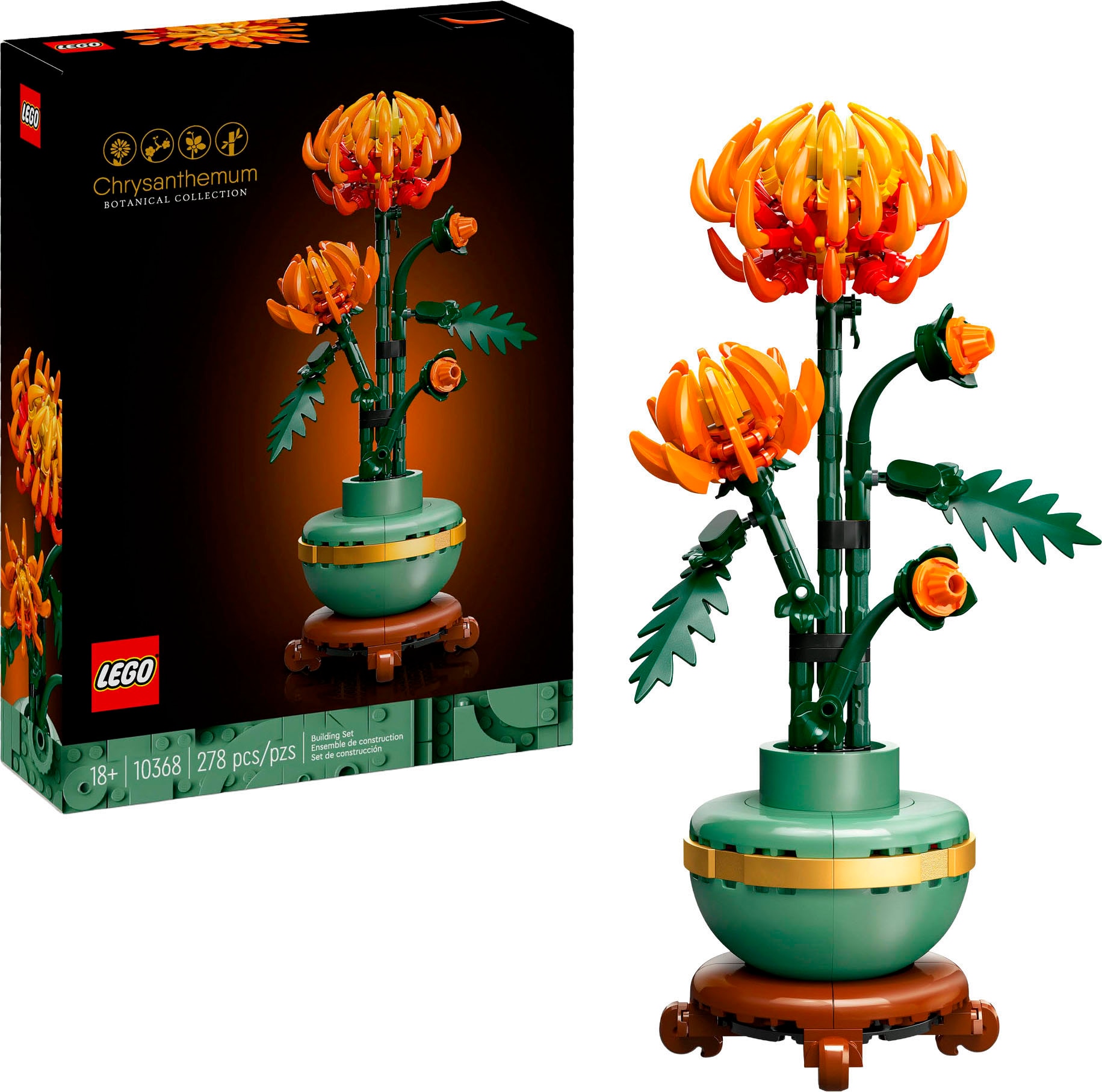 LEGO® Konstruktionsspielsteine »Chrysantheme (10368), LEGO Botanicals« Made in Europe