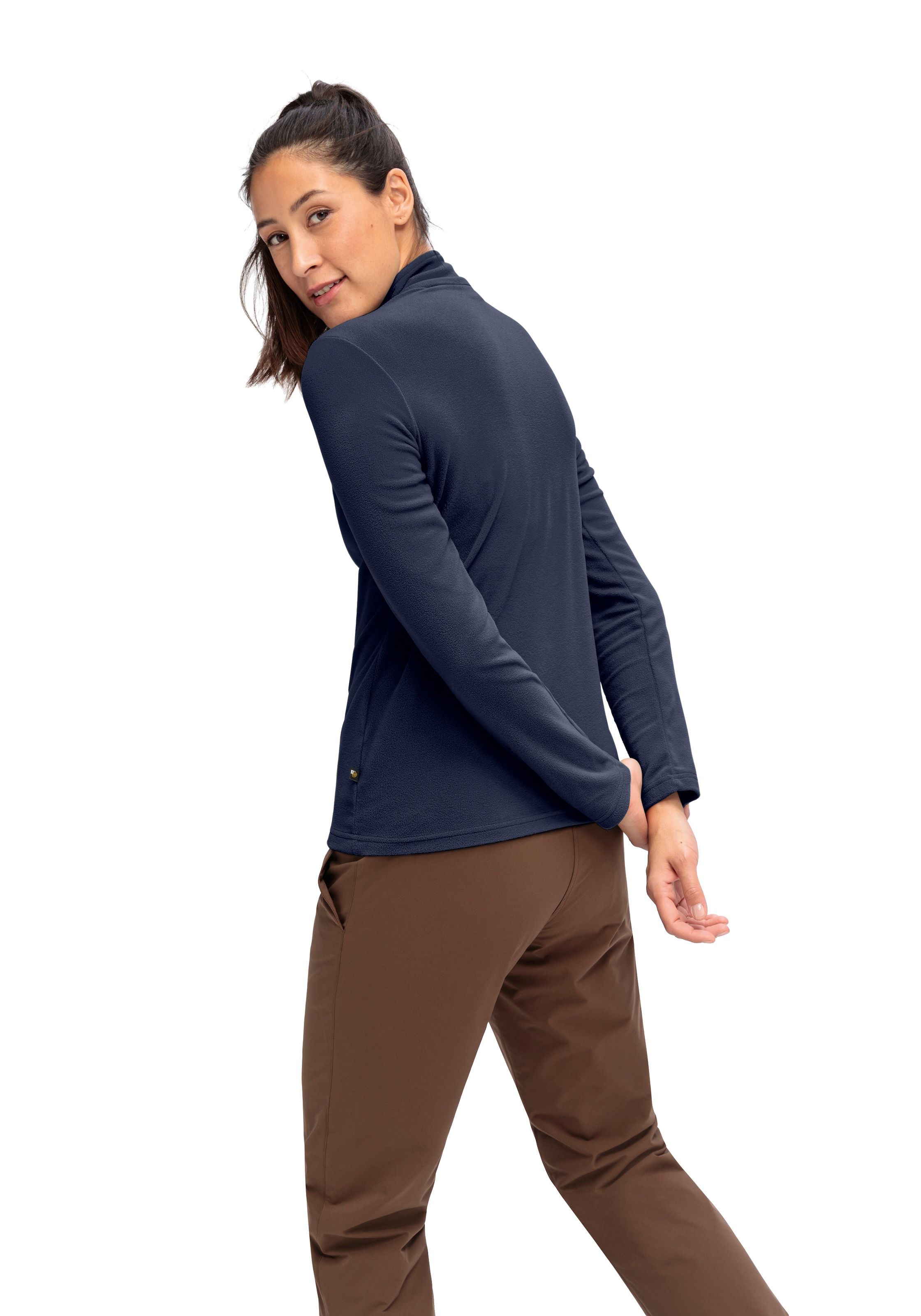 Maier Sports Rollkragenpullover »DA-ROLLI DENISE HZ W« mit schützendem Kragenbereich, aus Polyester