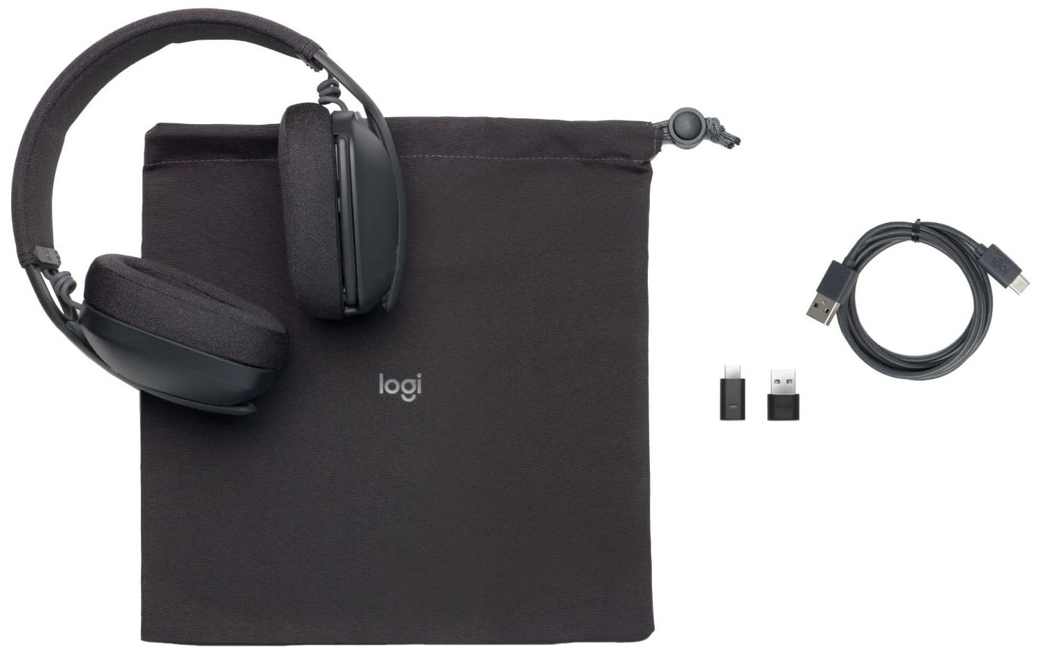 Logitech Wireless-Headset »Zone Vibe Wireless MS« Bluetooth Freisprechfunktion | Rauschunterdrückung | Stummschaltung