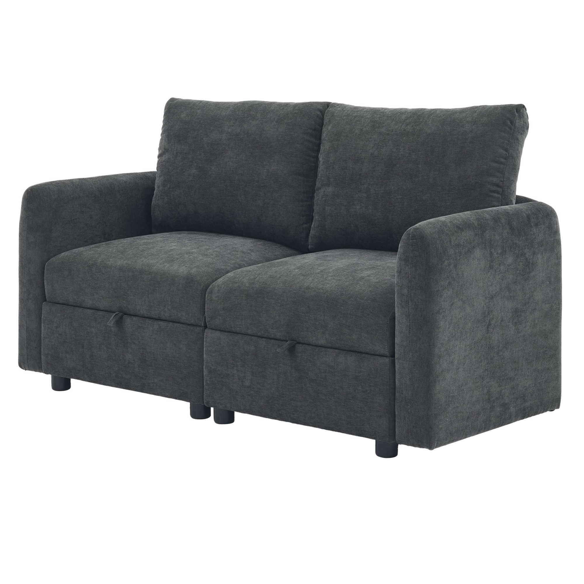 Dorel Home 2-Sitzer »STILHUS Modularsofa mit Stauraum, Breite 155 cm, Chenille-Bezug« als Modul oder separat verwendbar - individuell kombinierbar