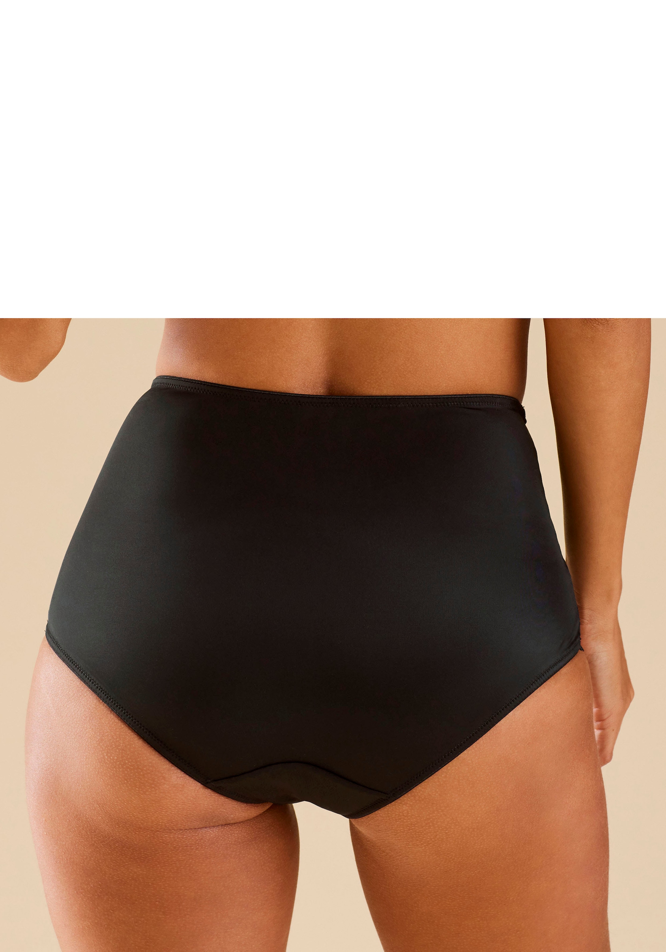 Nuance by Lascana High-Waist-Panty mit Spitzeneinsätzen