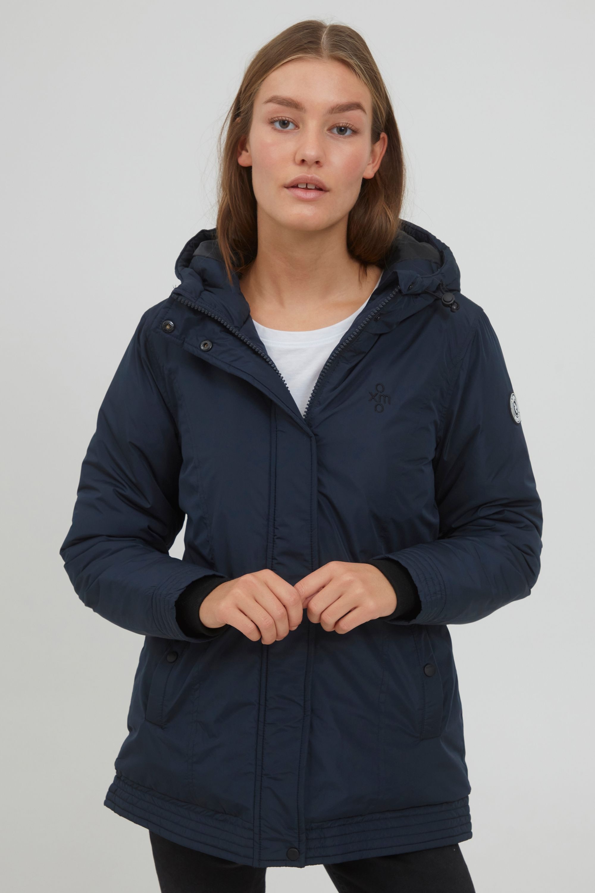OXMO Winterjacke »Winterjacke OXJytte«, mit Kapuze
