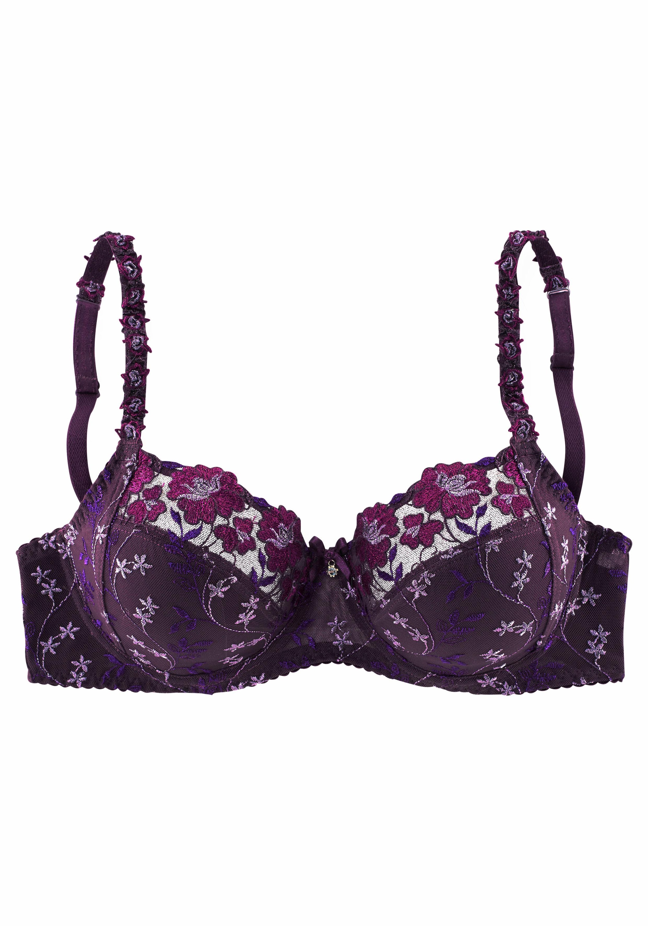 Nuance Bügel-BH mit schöner Stickerei Spitze, Dessous