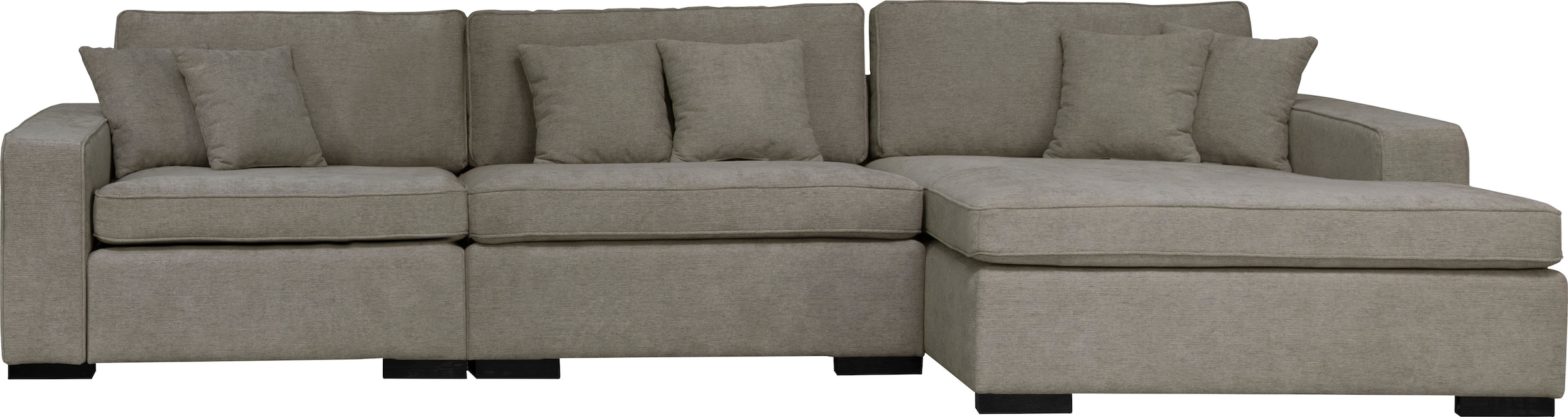 Guido Maria Kretschmer Home&Living Ottomane »Skara L-Form«, Lounge-Sofa mit Federkernpolsterung, in vielen Bezugsvarianten