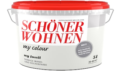 SCHÖNER WOHNEN-Kollektion Wand- und Deckenfarbe »my colour - my fossil«, matt, 5 l kaufen