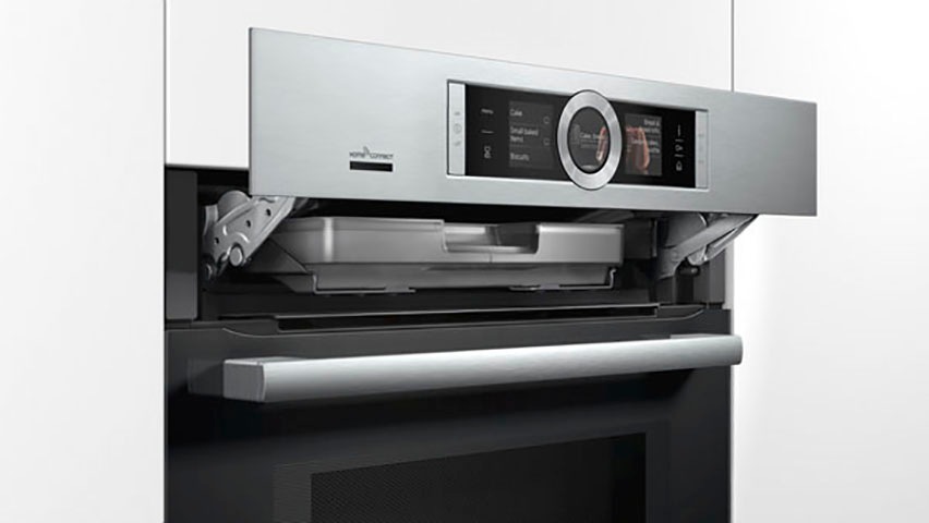 BOSCH Backofen mit Mikrowelle 8 »HNG6764S6«, mit 1-fach-Teleskopauszug, Pyrolyse-Selbstreinigung