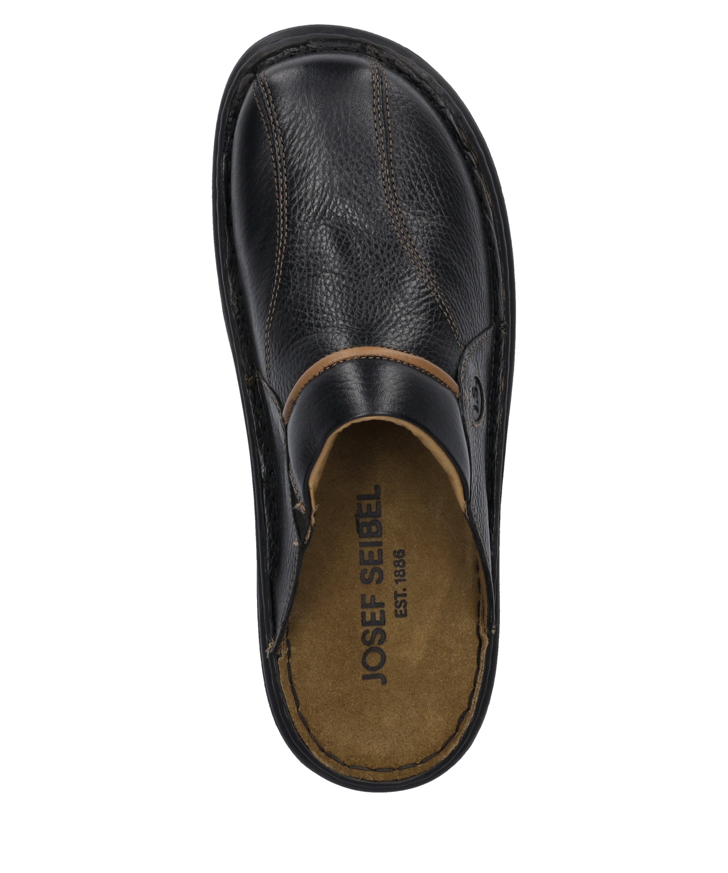 Josef Seibel Clog »Klaus, schwarz/cognac«