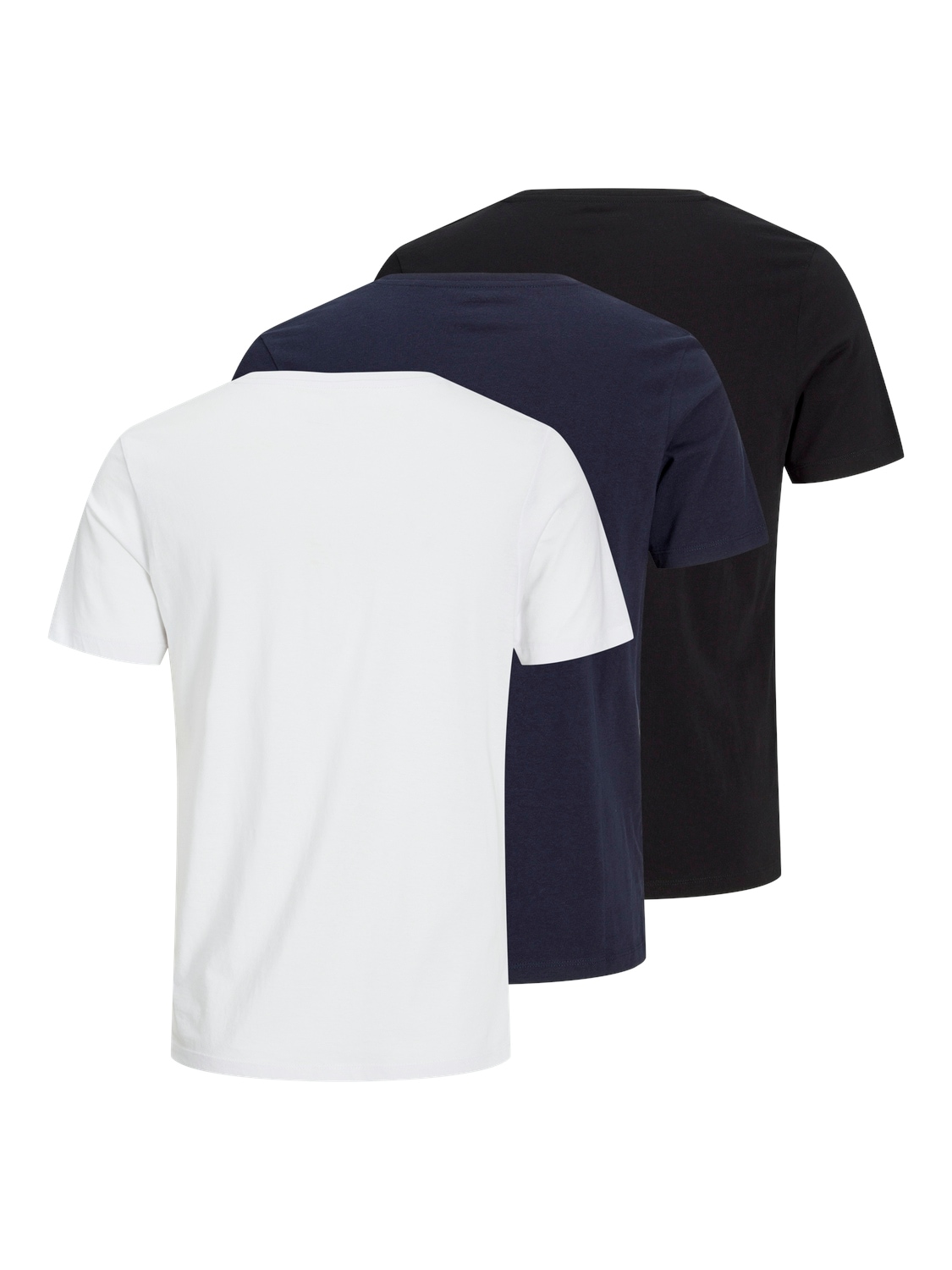 Jack & Jones Rundhalsshirt »JJEORGANIC BASIC TEE SS O-NE 3PK MP NOOS«