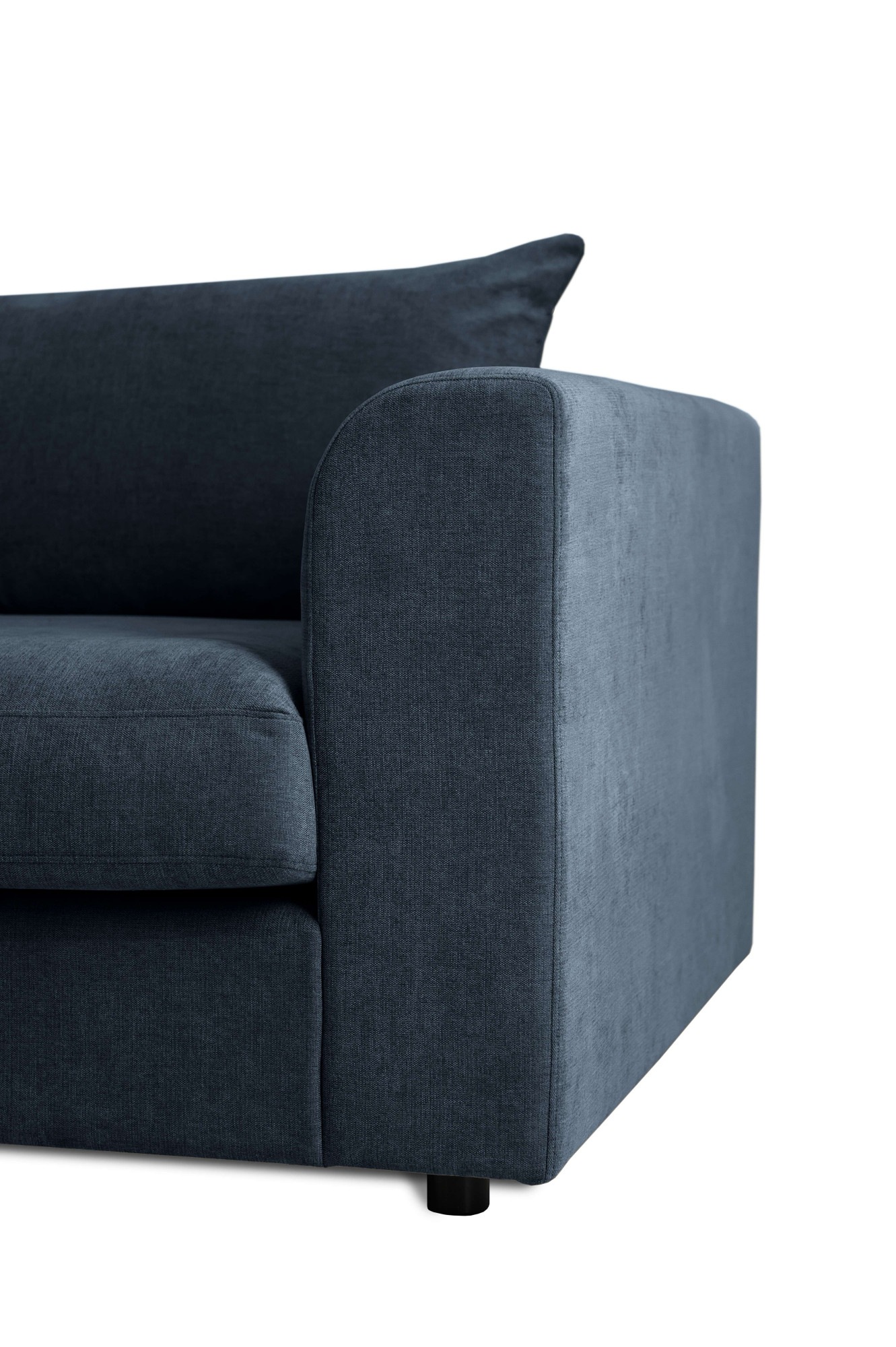 LeGer Home by Lena Gercke Ecksofa »Avelina«, (2 St.), Breite 297 cm, in Cord- und Chenille- Stoff, Rückenkissen mit Federn