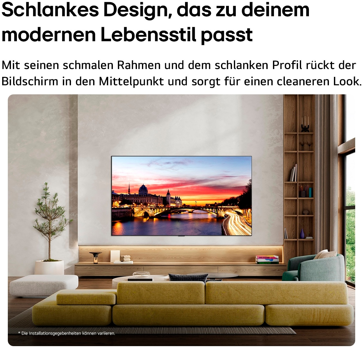 LG OLED-Fernseher »OLED55C68LA« 139 cm/55 ″ Smart-TV