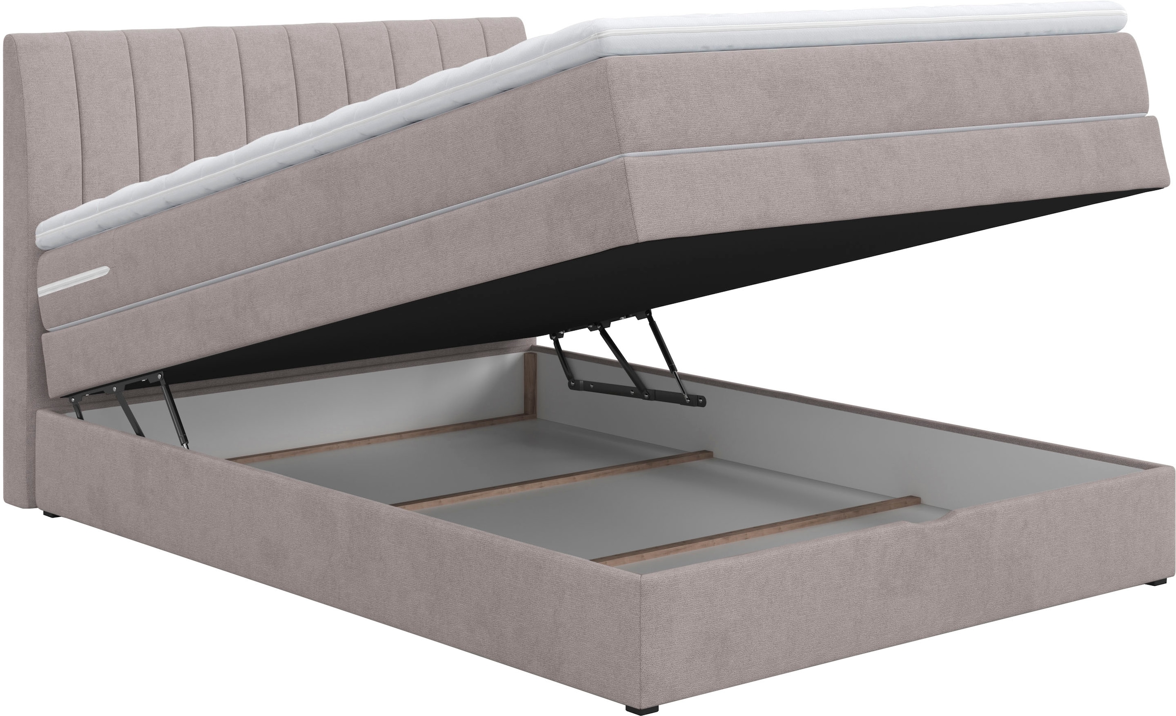 COTTA Boxspringbett »Shark inkl. Bettkasten und Topper« erhältlich in den Breiten 140x200cm, 160x200cm und 180x200cm