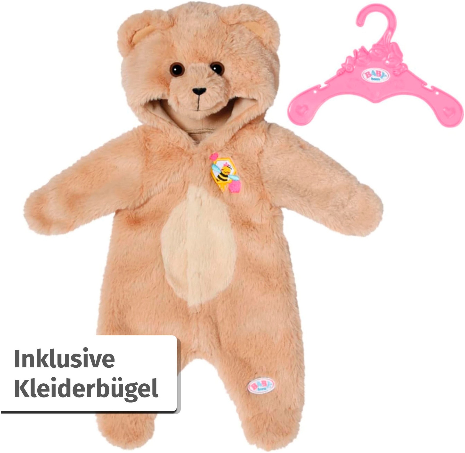 Baby Born Puppenkleidung »Bär Kuschelanzug 43 cm«