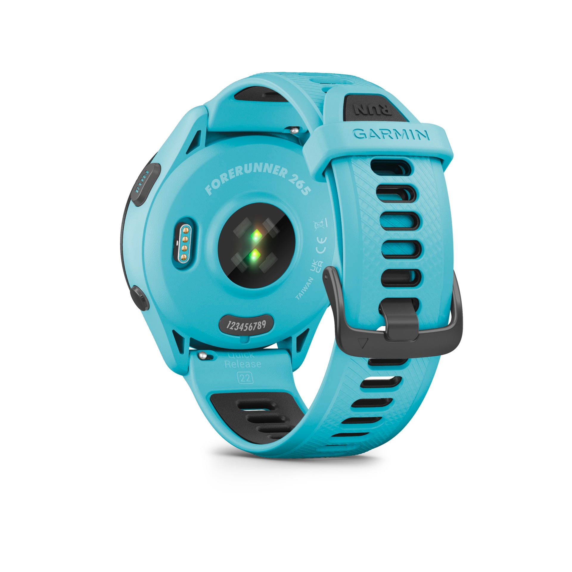 Garmin Smartwatch »FORERUNNER 265 mit Silikon-Armband 22 mm«