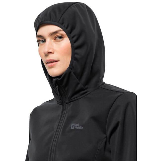 Jack Wolfskin Softshelljacke »WINDHAIN HOODY W«, mit Kapuze, schnell  trocknend & atmungsaktiv & wärmend bei ♕