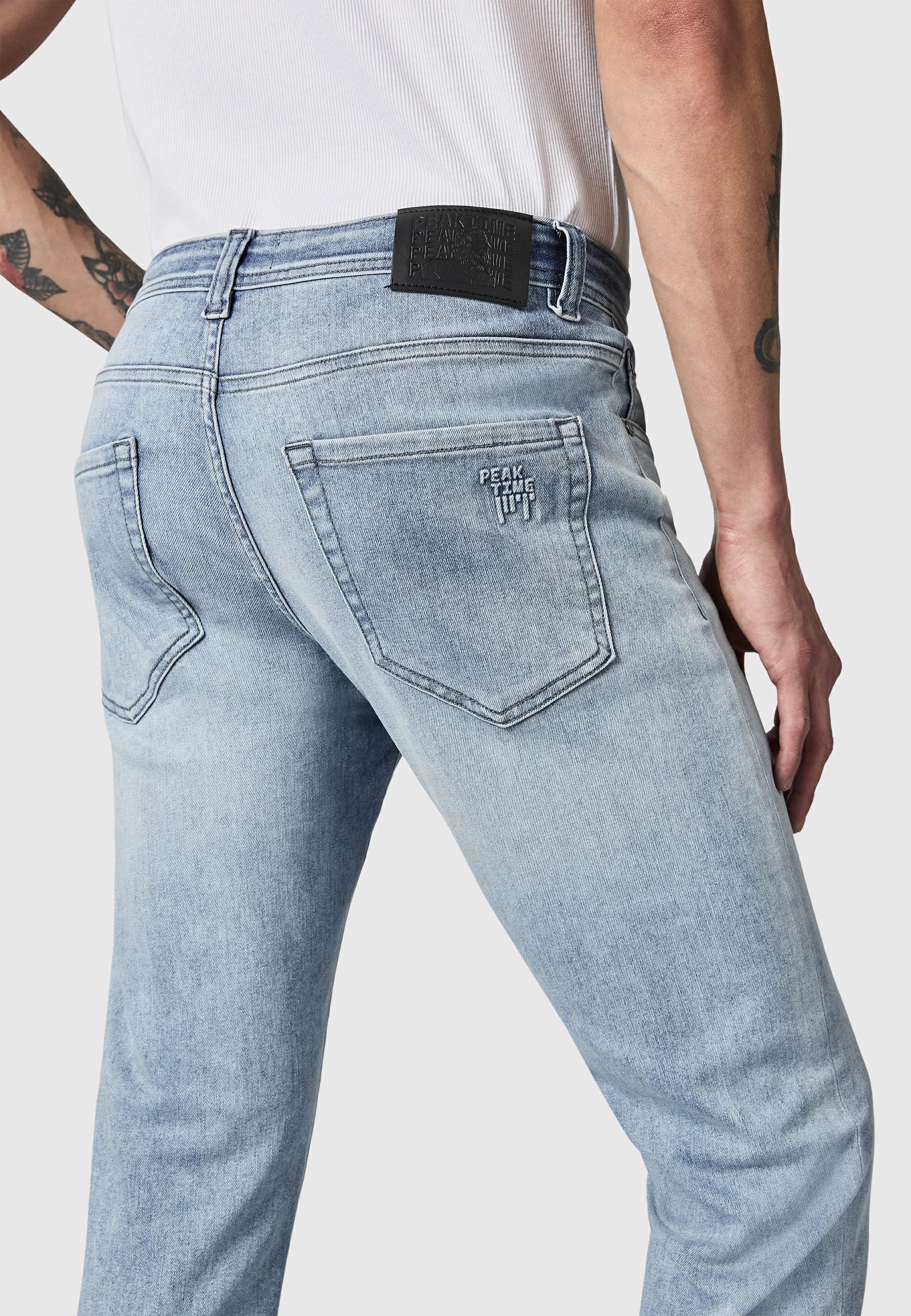 PEAK TIME Slim-fit-Jeans »Slim-fit-Jeans Mailand« Herren Jeans mit super hohem Stretch-Anteil