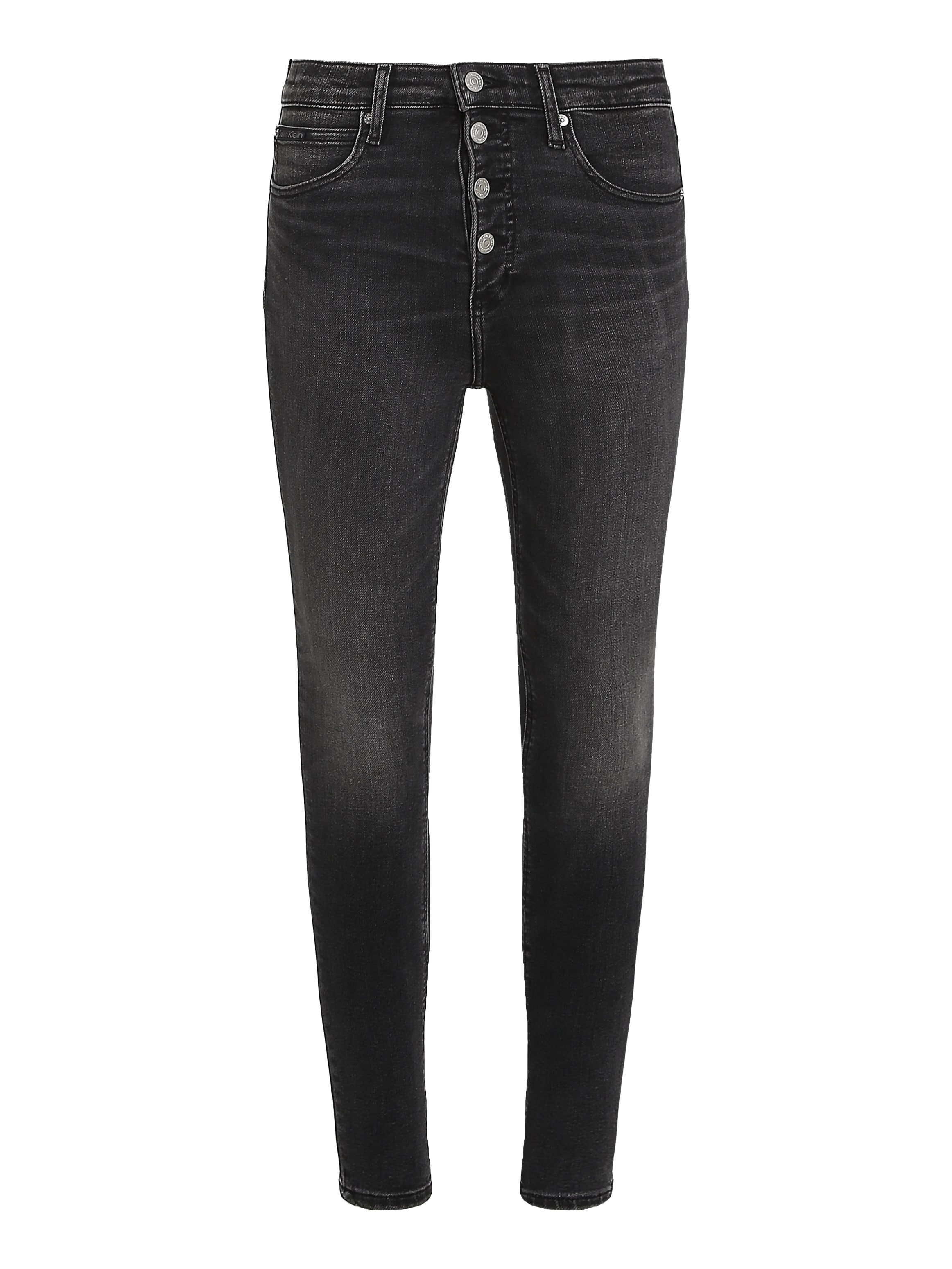 Calvin Klein Jeans Skinny-fit-Jeans »HIGH RISE SUPER SKINNY ANKLE«, in dunkelgrauer Waschung