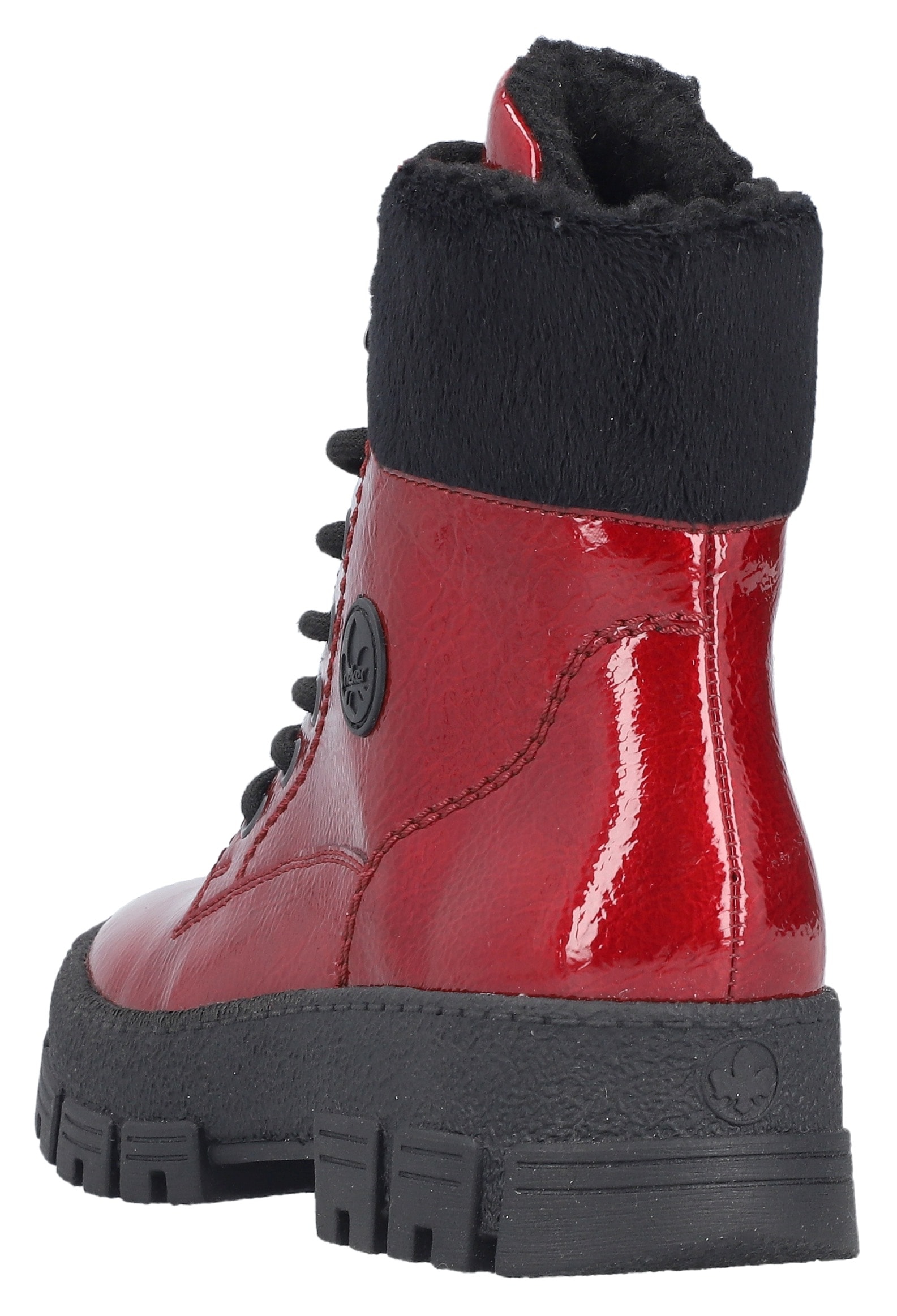 Rieker Winterstiefelette  Plateauboots, Winterboots mit Innenreißverschluss, bequeme Form