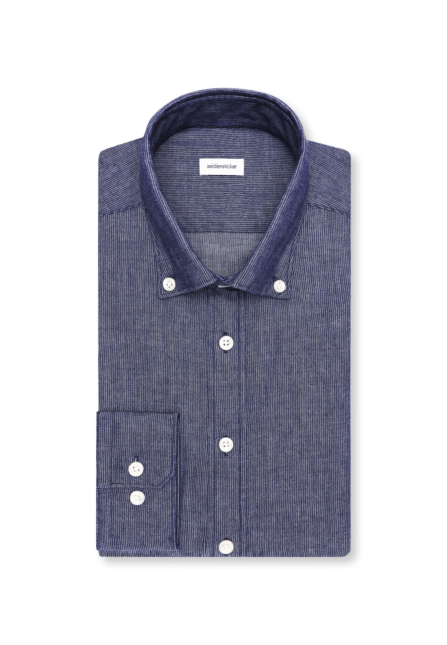 seidensticker Businesshemd Regular 1/1 Button-Down-Kragen Gestreift