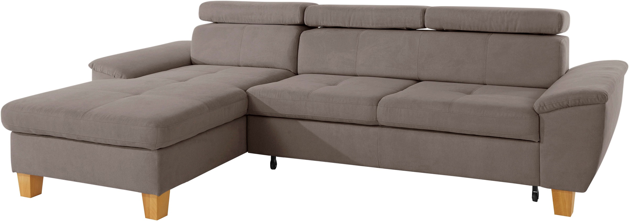 exxpo - sofa fashion Ecksofa, inklusive Kopt- bzw. Rückenverstellung,  wahlweise mit Bettfunktion und Bettkasten auf Raten bestellen