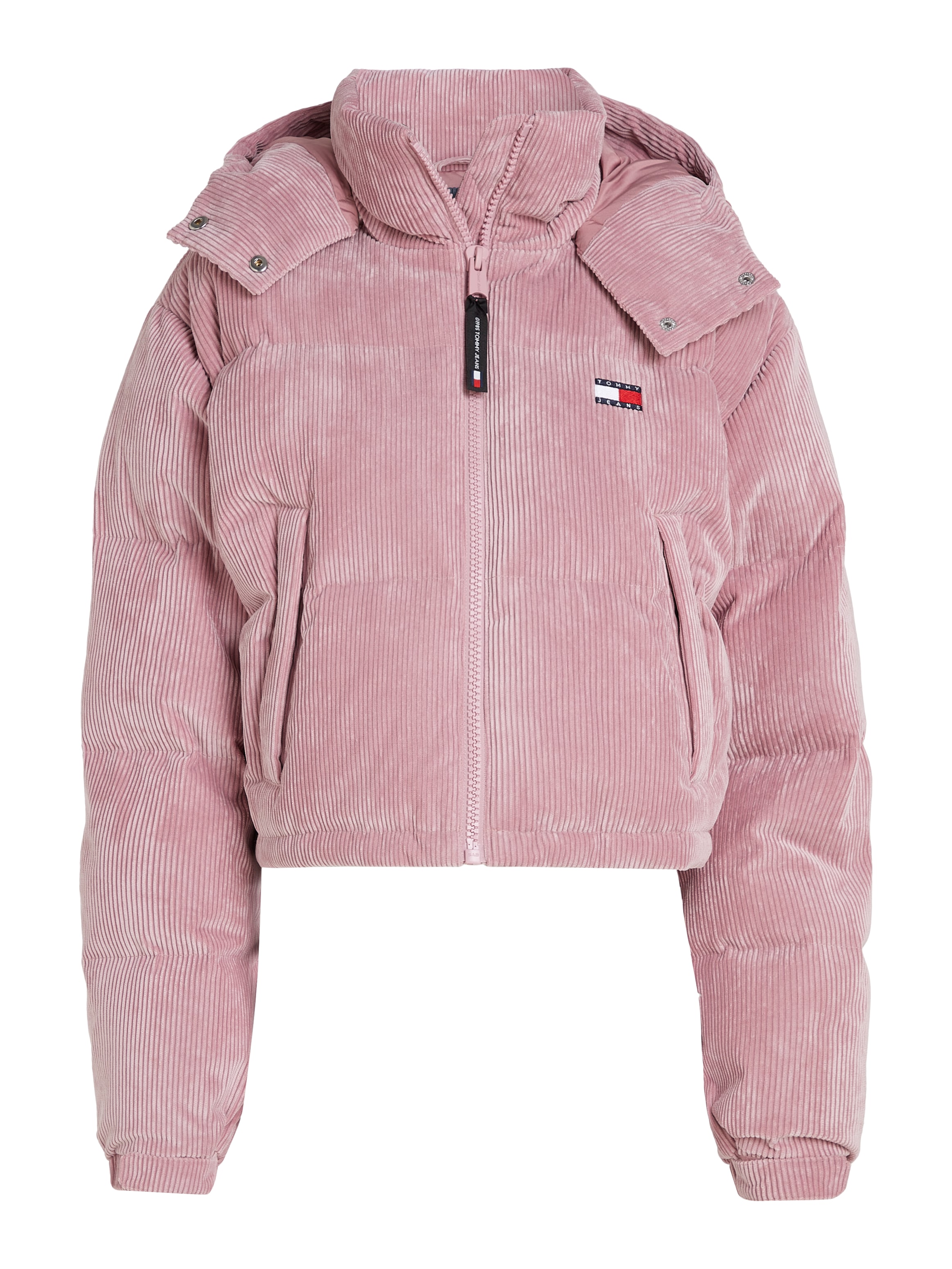 Tommy Jeans Steppjacke »TJW WASHED CORD CRP ALASKA«, mit Kapuze, aus Cord