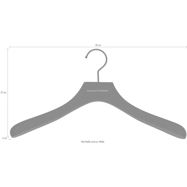 Spinder Design Kleiderbügel »Lotus«, Breite 25,5 cm online kaufen | mit 3  Jahren XXL Garantie