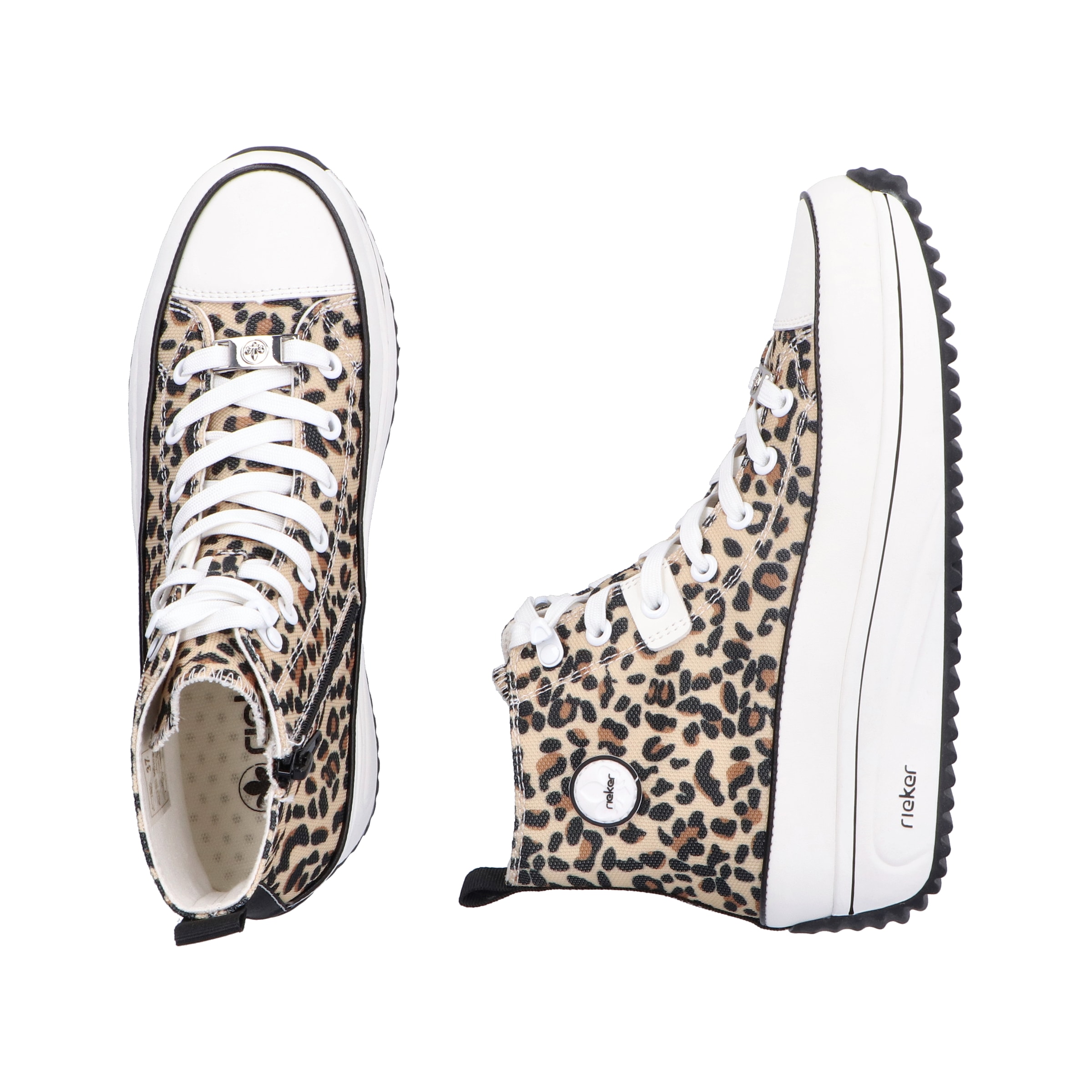 Rieker Plateausneaker  High Top-Sneaker, Schnürboots in bequemer Form
