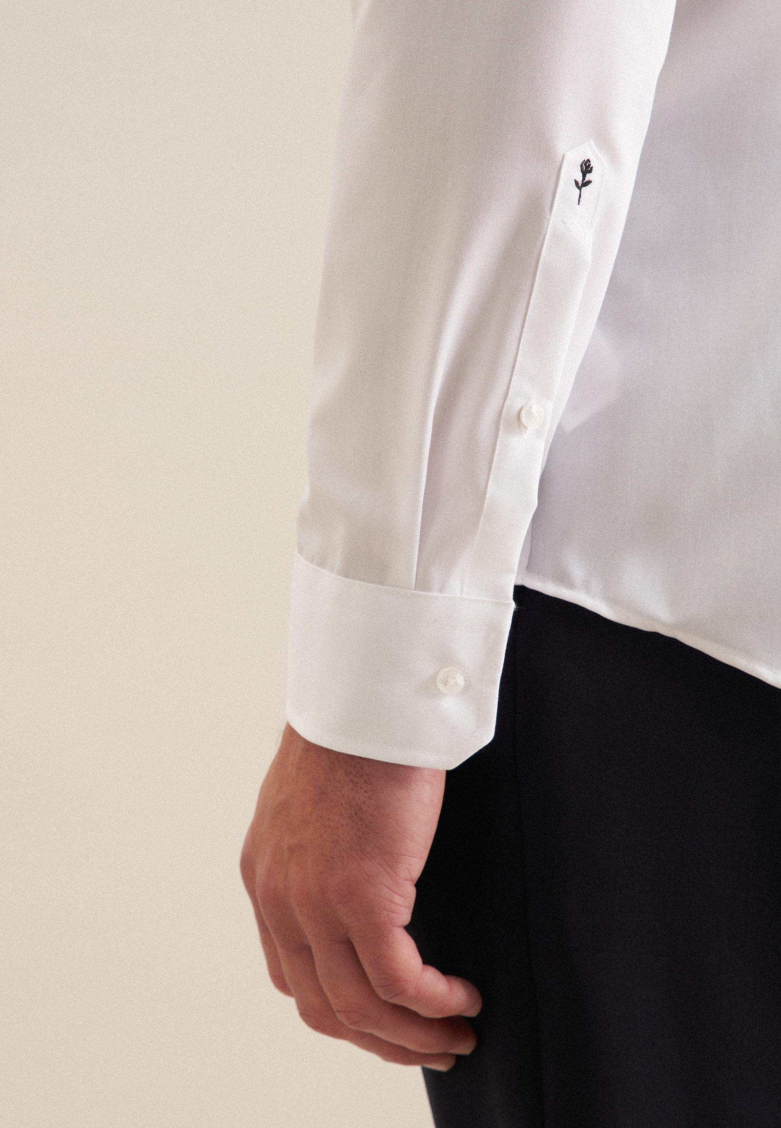 seidensticker Businesshemd »Shaped« Shaped 1/1 Button-Down-Kragen Uni