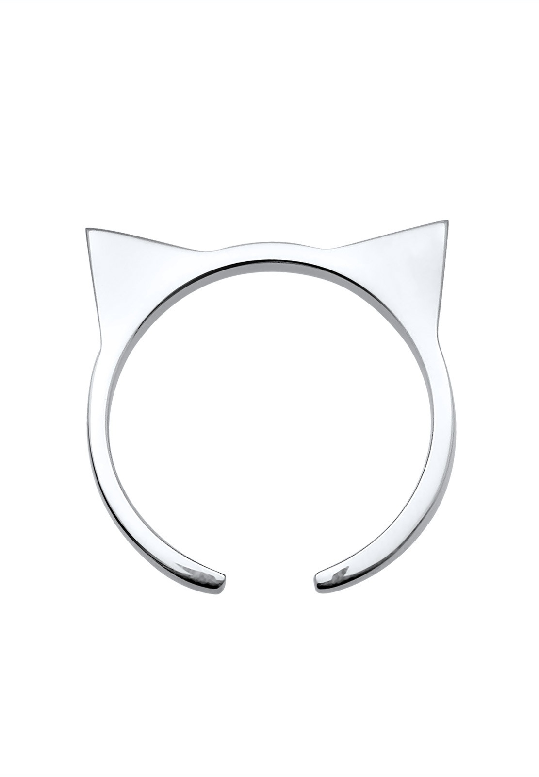 Elli Silberring »Ring Katzenohren Cat Katze 925 Sterling Silber«
