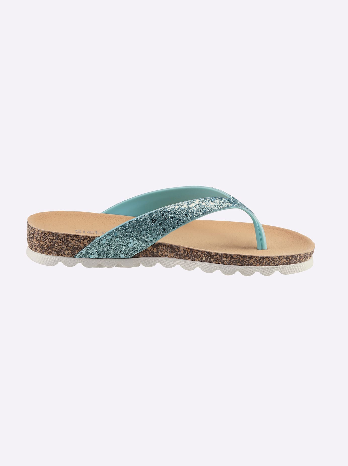 Zehentrenner, Dianette mit Glitzer