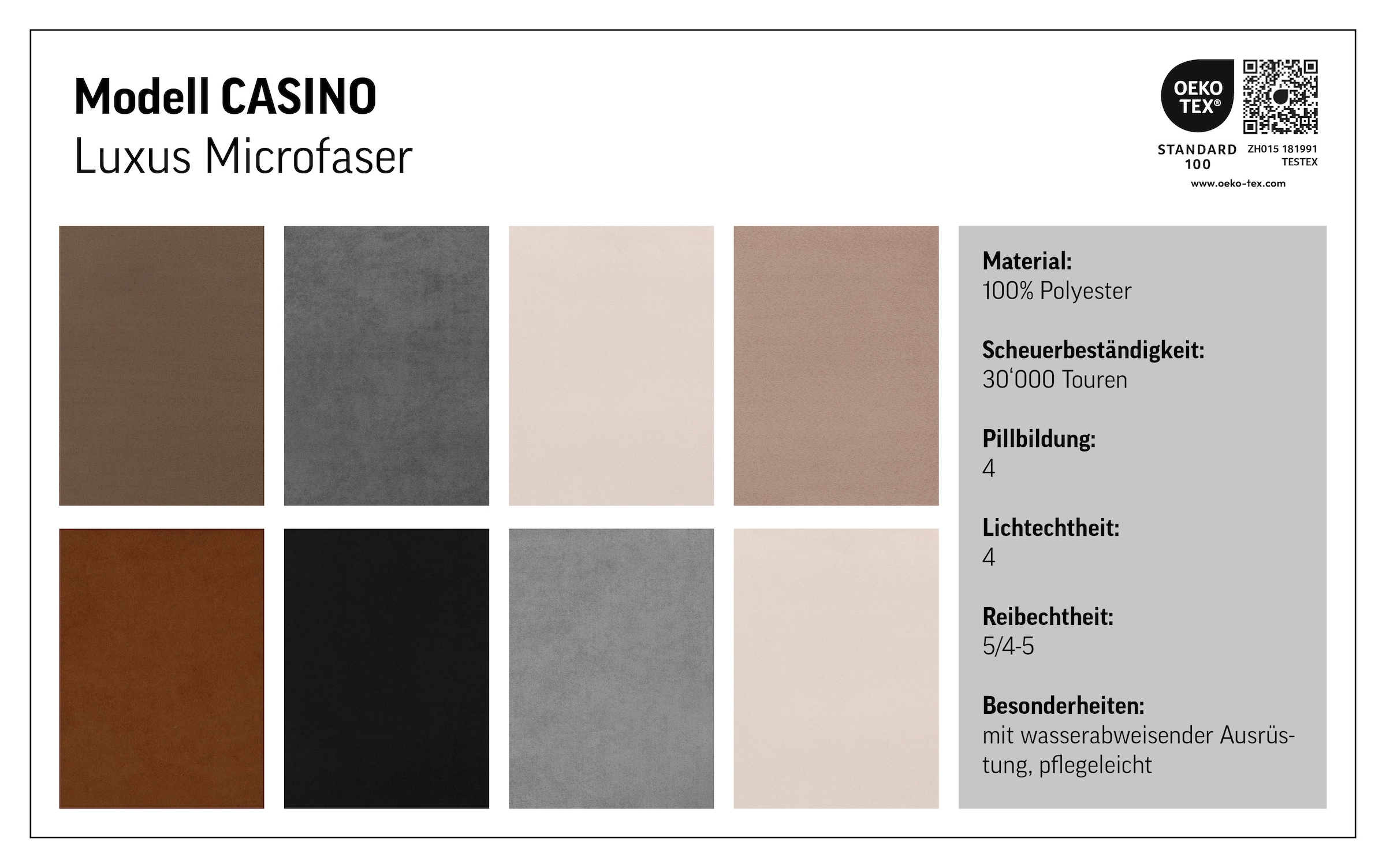 COTTA 2-Sitzer »Casino«, Polstergarnitur, auch als Set erhältlich