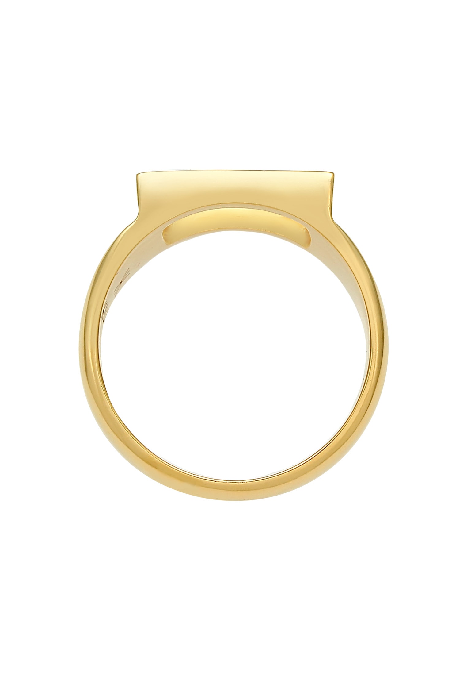Kuzzoi Siegelring »Ring Siegelring Herren Rechteckig 925 Silber«
