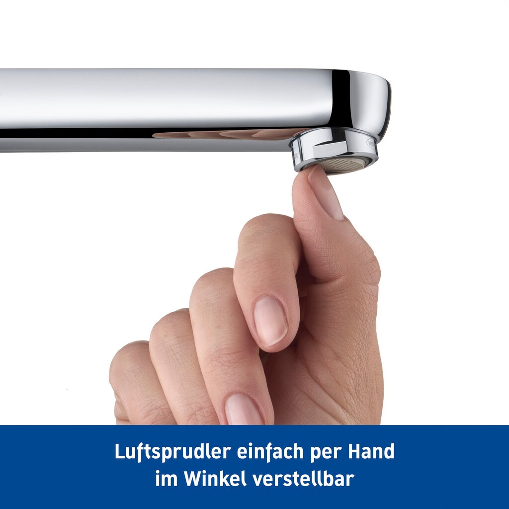 Duravit Waschtischarmatur »B.1 Waschtischmischer, Größe S, mit Zugstangen-Ablaufgarnitur«