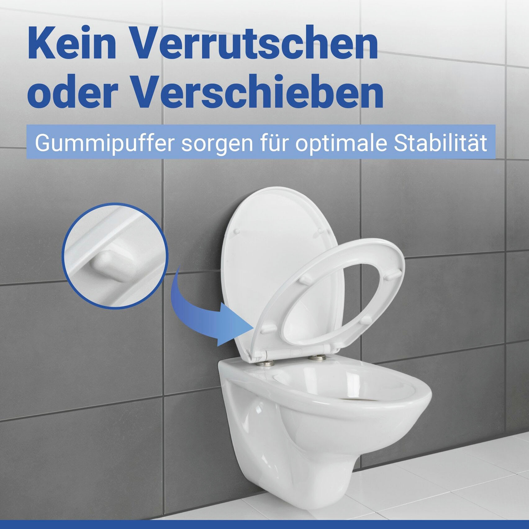 WENKO WC-Sitz »Ostuni« 1 Stk. tlg. Thermoplast, belastbar mit 300 kg, mit Absenkautomatik