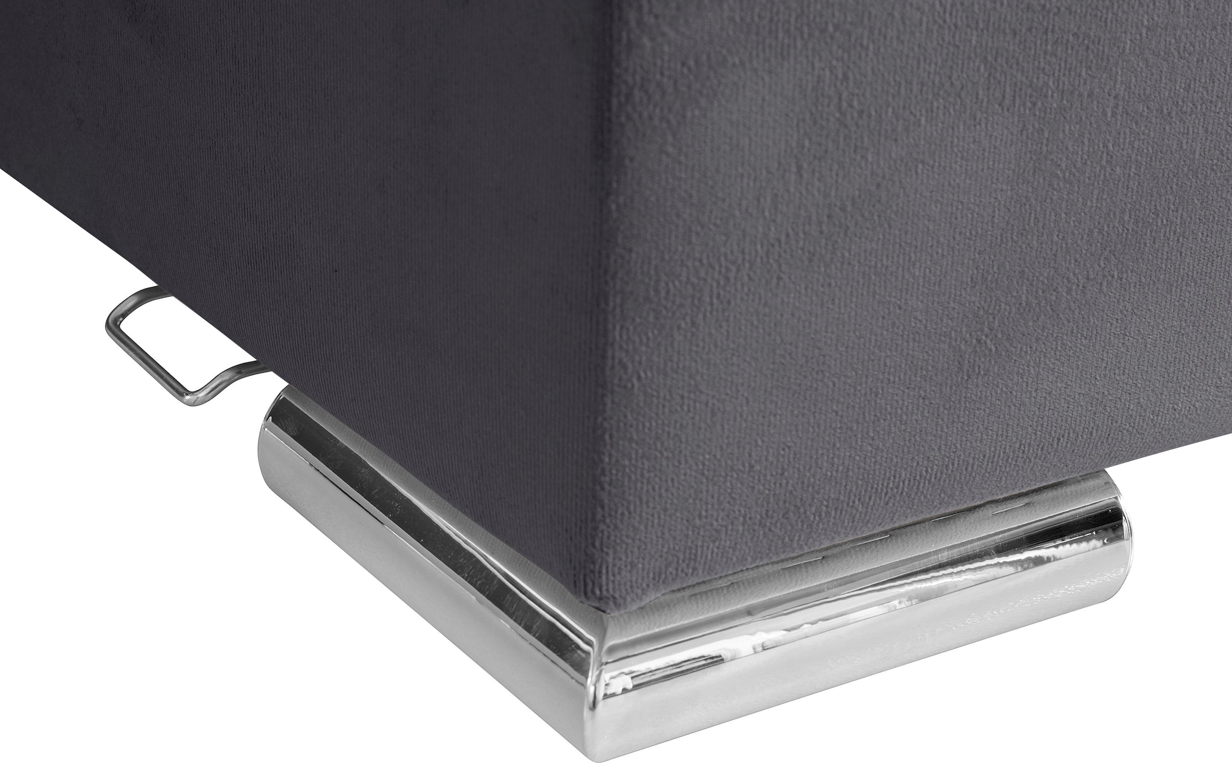INOSIGN Ecksofa »Boxspringbett Night & Day L-Form mit Dauer-Schlaffunktion mit Armlehne«, mit Boxspring-Bettfunktion 180x200 cm und Bettkasten, Dauerschläfer!