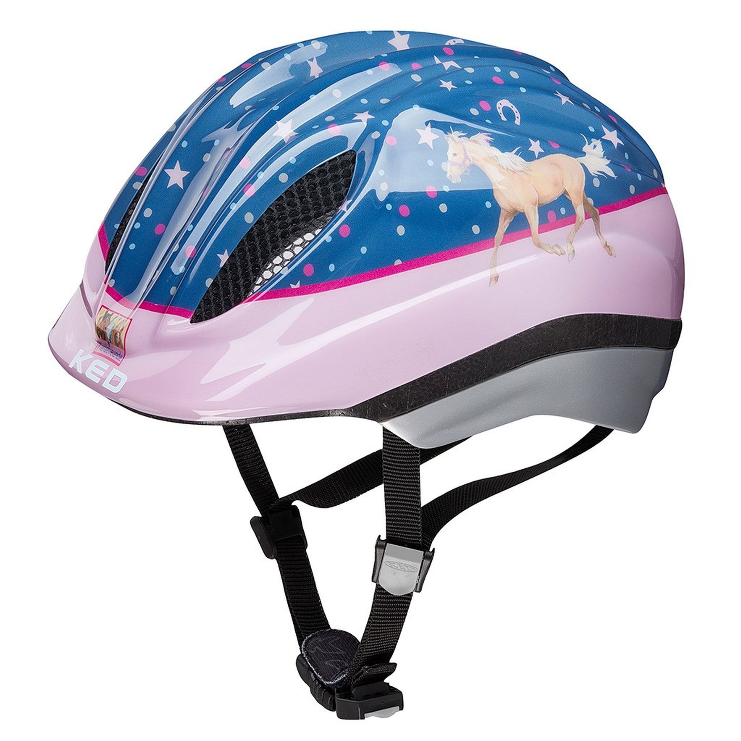 KED Helmsysteme Kinderfahrradhelm »Kinderhelm MEGGY II, Pferdefreunde«