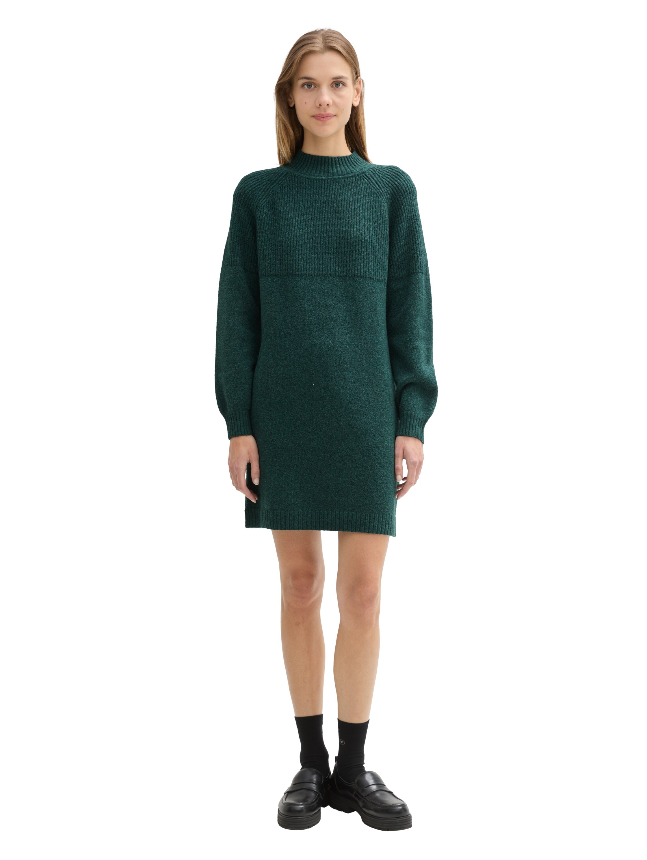 TOM TAILOR Denim Strickkleid, mit Rippstruktur