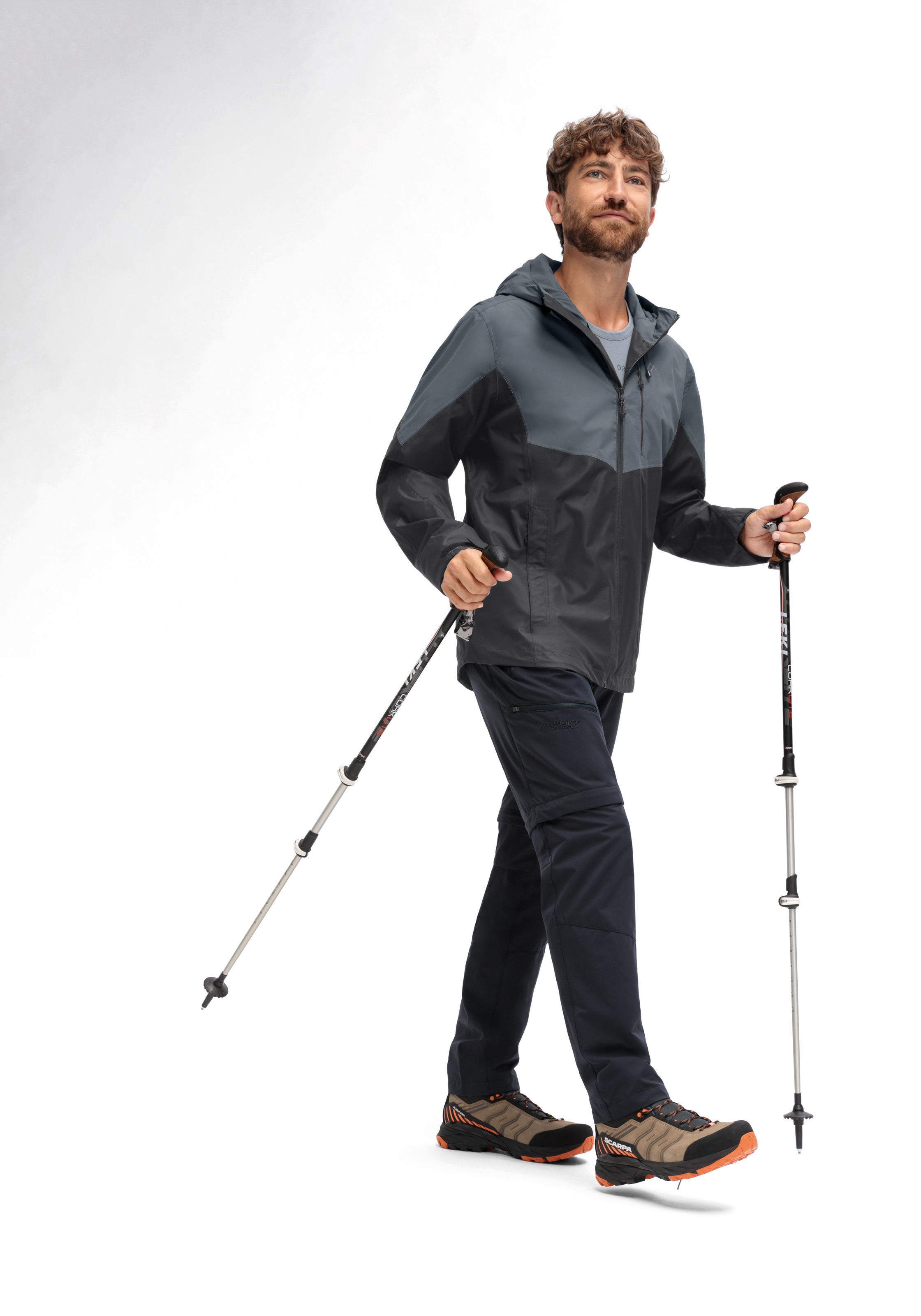 Maier Sports Regenjacke »Schlufterkopf M« Herren Jacke wasserdicht, moderner Windbreaker, Outdoorjacke, Reg. Fit