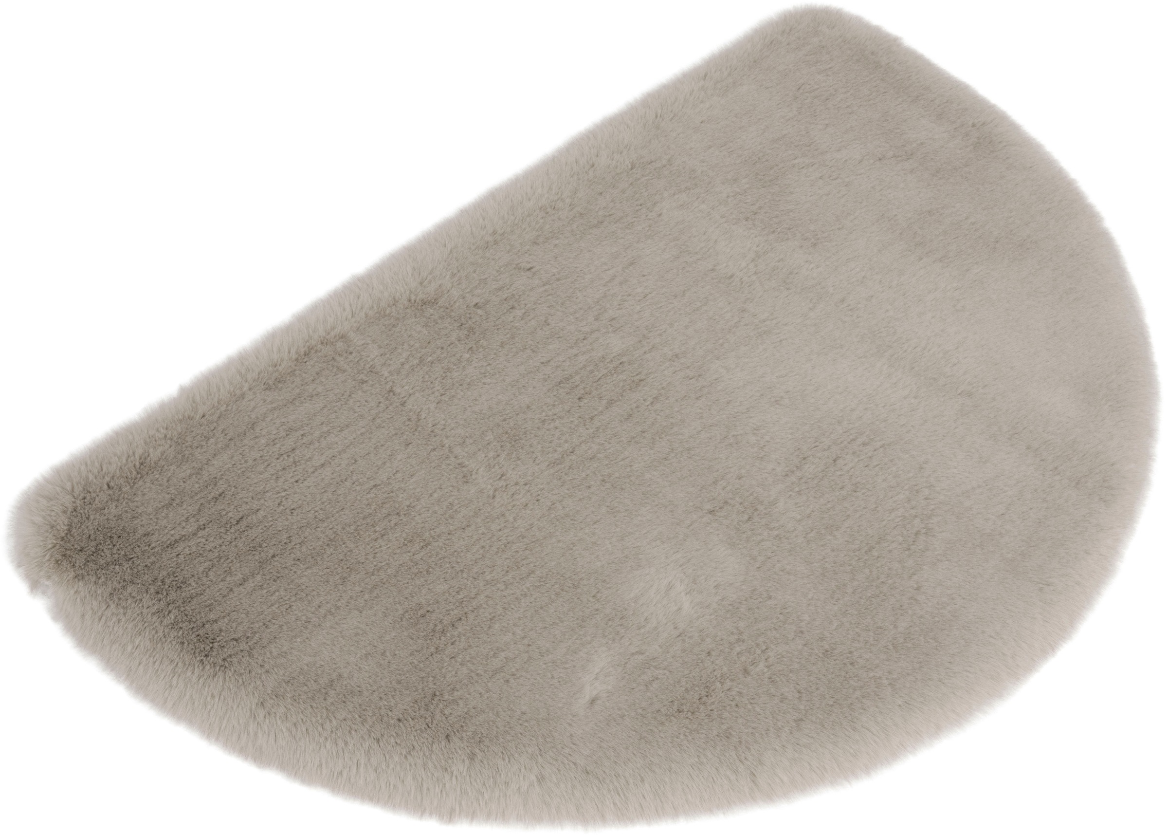 my home Badematte »Rabbit Badematten, Badvorleger, Badezimmer Teppich«, rutschhemmend beschichtet, strapazierfähig-fußbodenheizungsgeeignet-schnell trocknend, Kaninchenfell-Haptik, Badteppich, rechteckig, rund & als 3-tlg. Set