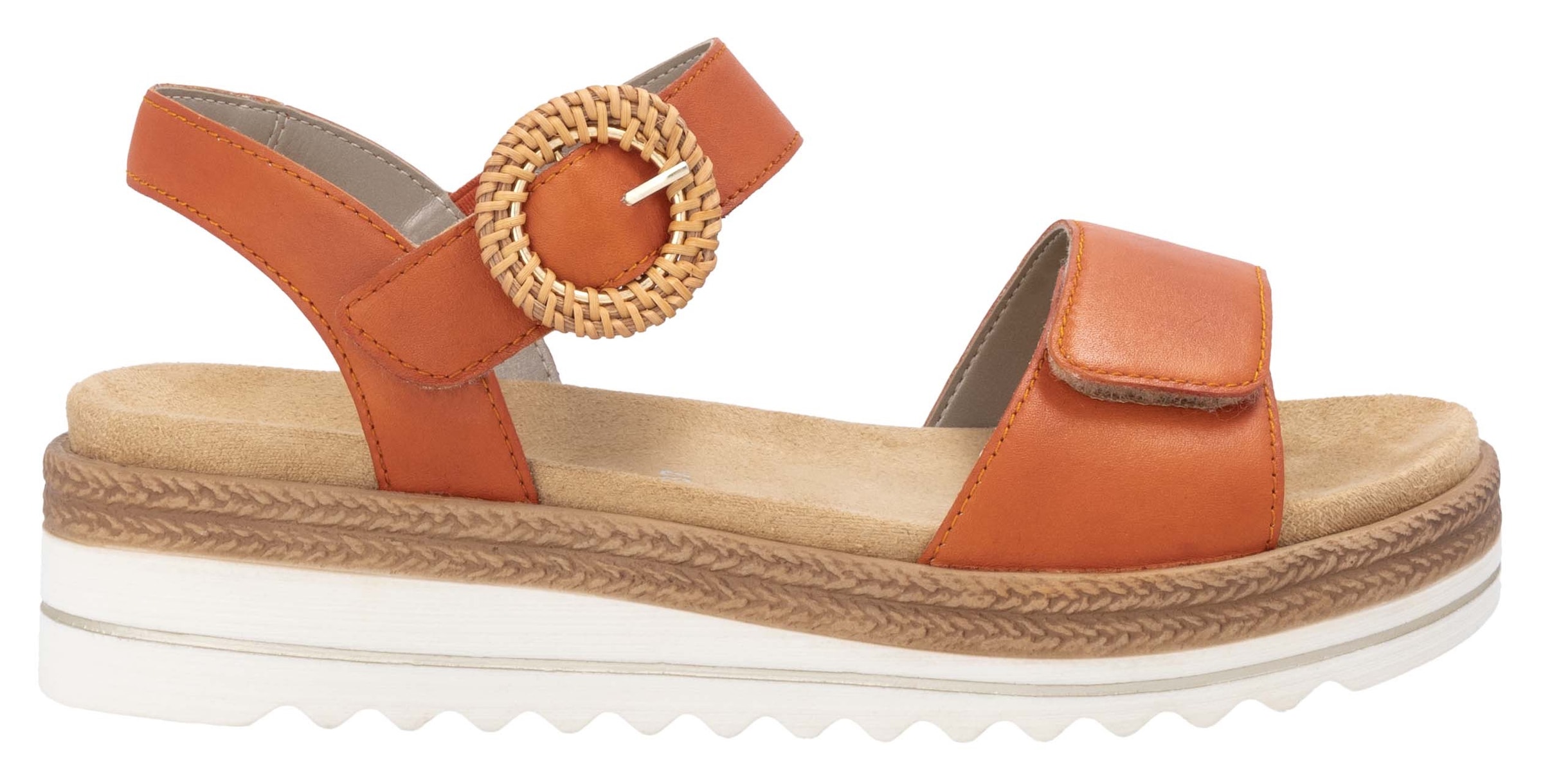 Remonte Keilsandalette, Sommerschuh, Riemchensandale mit praktischem Klettverschlüssen