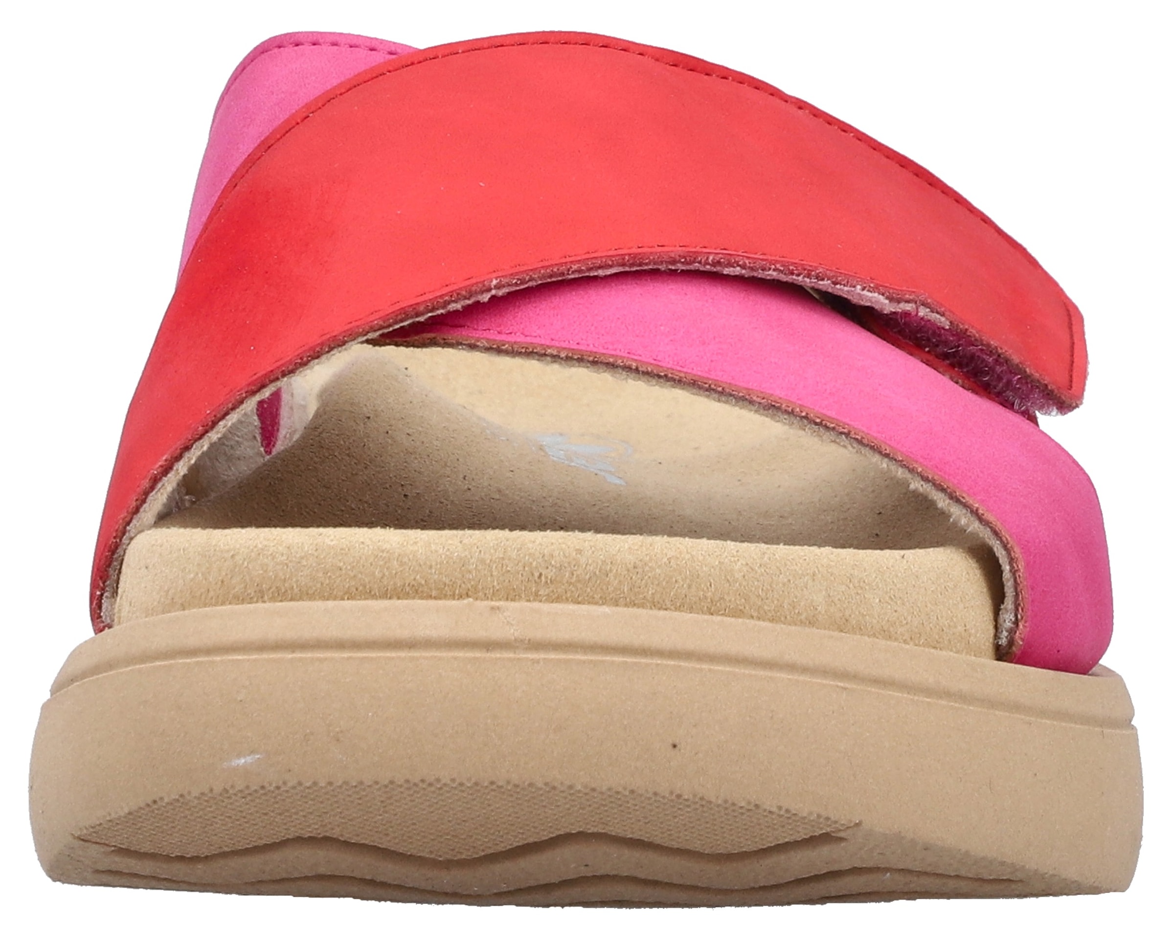 Rieker Pantolette, Sommerschuh, Strandschuh, Hausschuh, Schlappen mit bequemem Fußbett