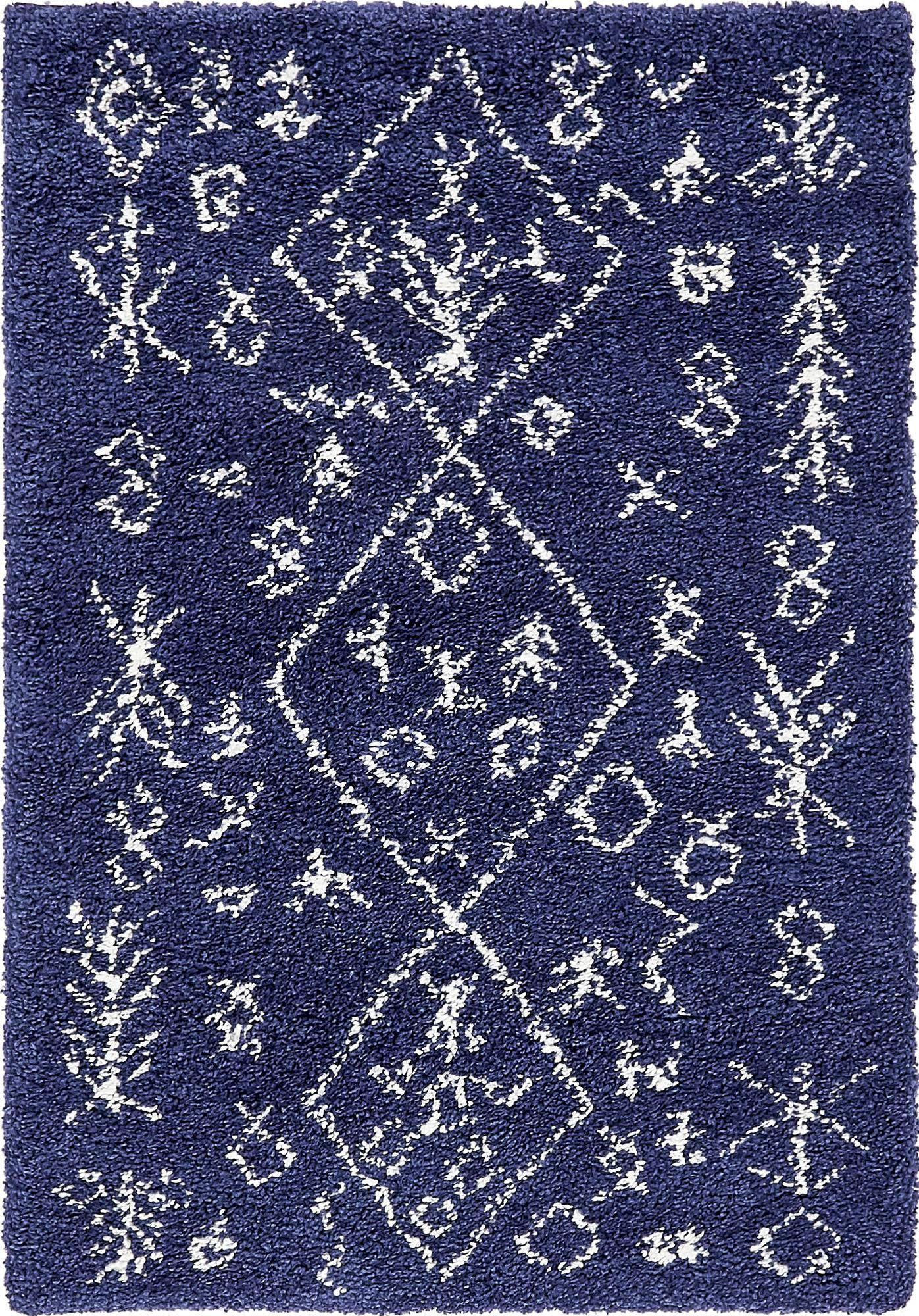 Myflair Möbel & Accessoires Hochflor-Teppich »Temara Shag, LAGERRÄUMUNG!«, rechteckig, 51 mm Höhe, gewebt, Scandi Design, ideal im Wohnzimmer & Schlafzimmer
