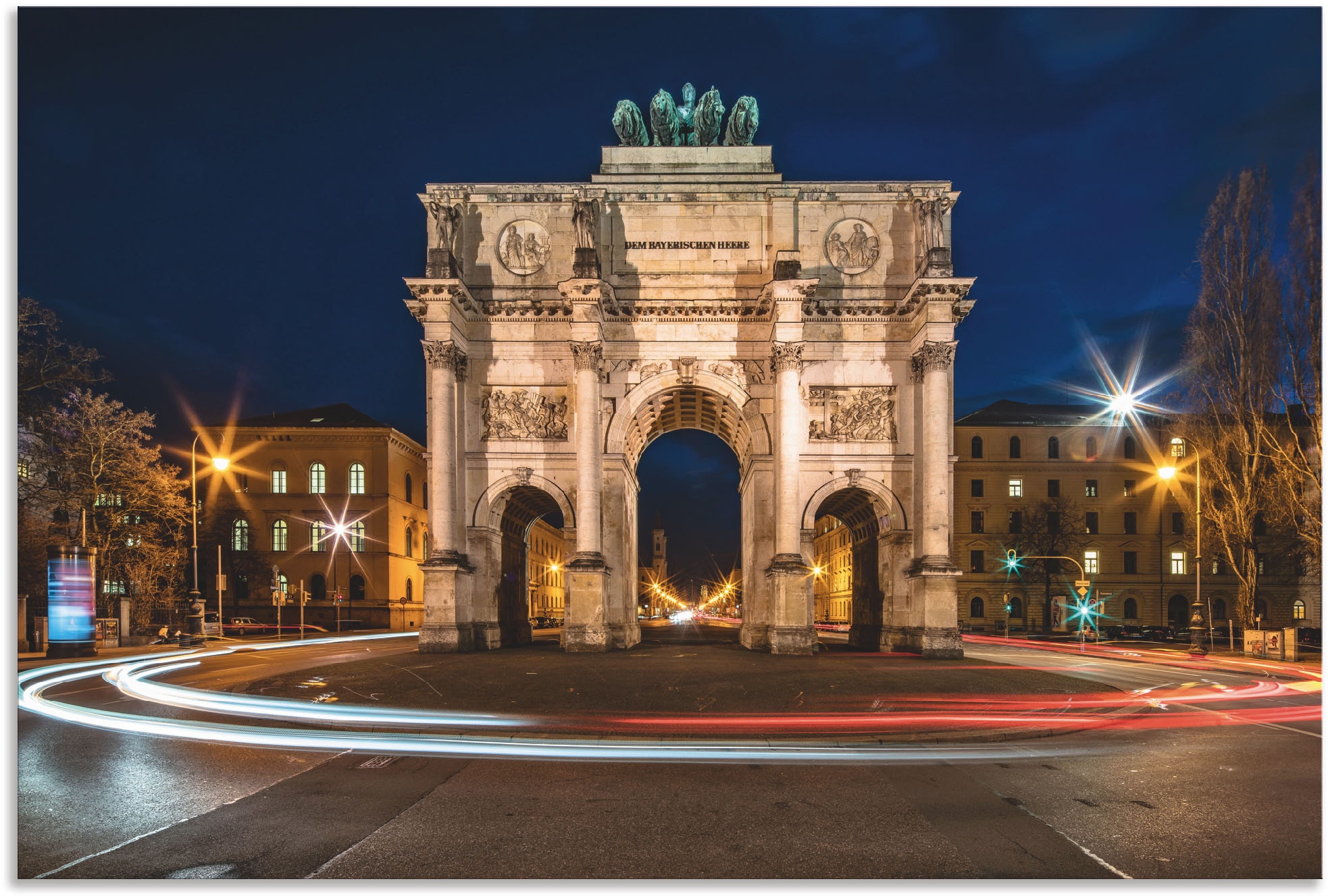 Wandbild »Siegestor München, Deutschland«, Elemente der Architektur, (1 St.), als...