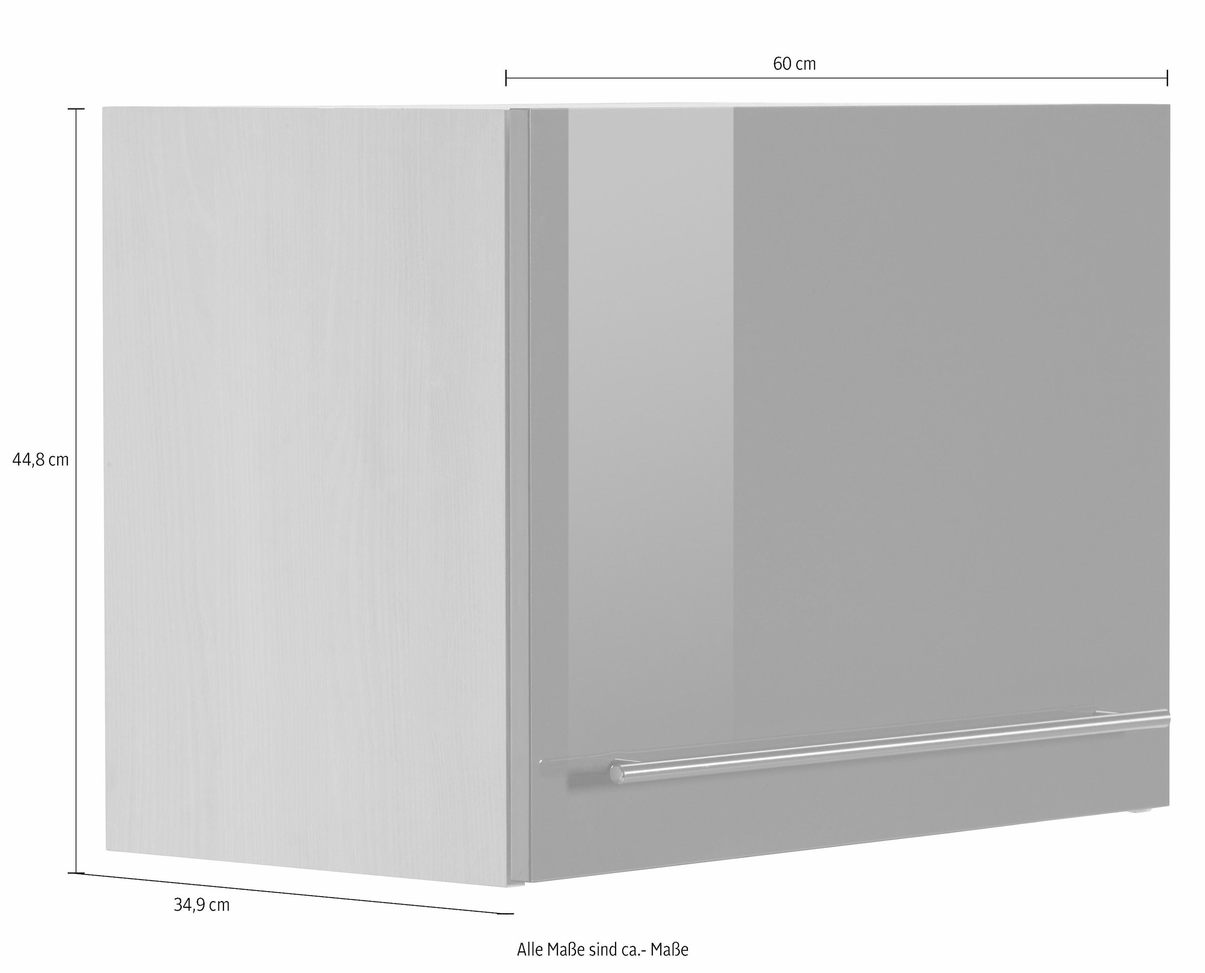 OPTIFIT Klapphängeschrank »Bern«, Breite 60 cm, 1 Klappe inkl. Dämpfer, mit Metallgriff